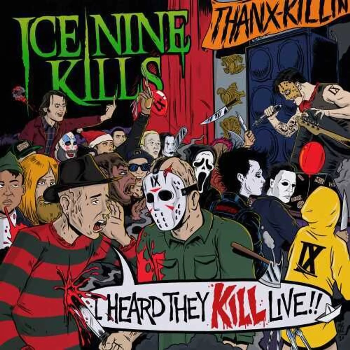 Ice Nine Kills LP Vinyl - I Heard They Kill Live (Colv) (Grn)