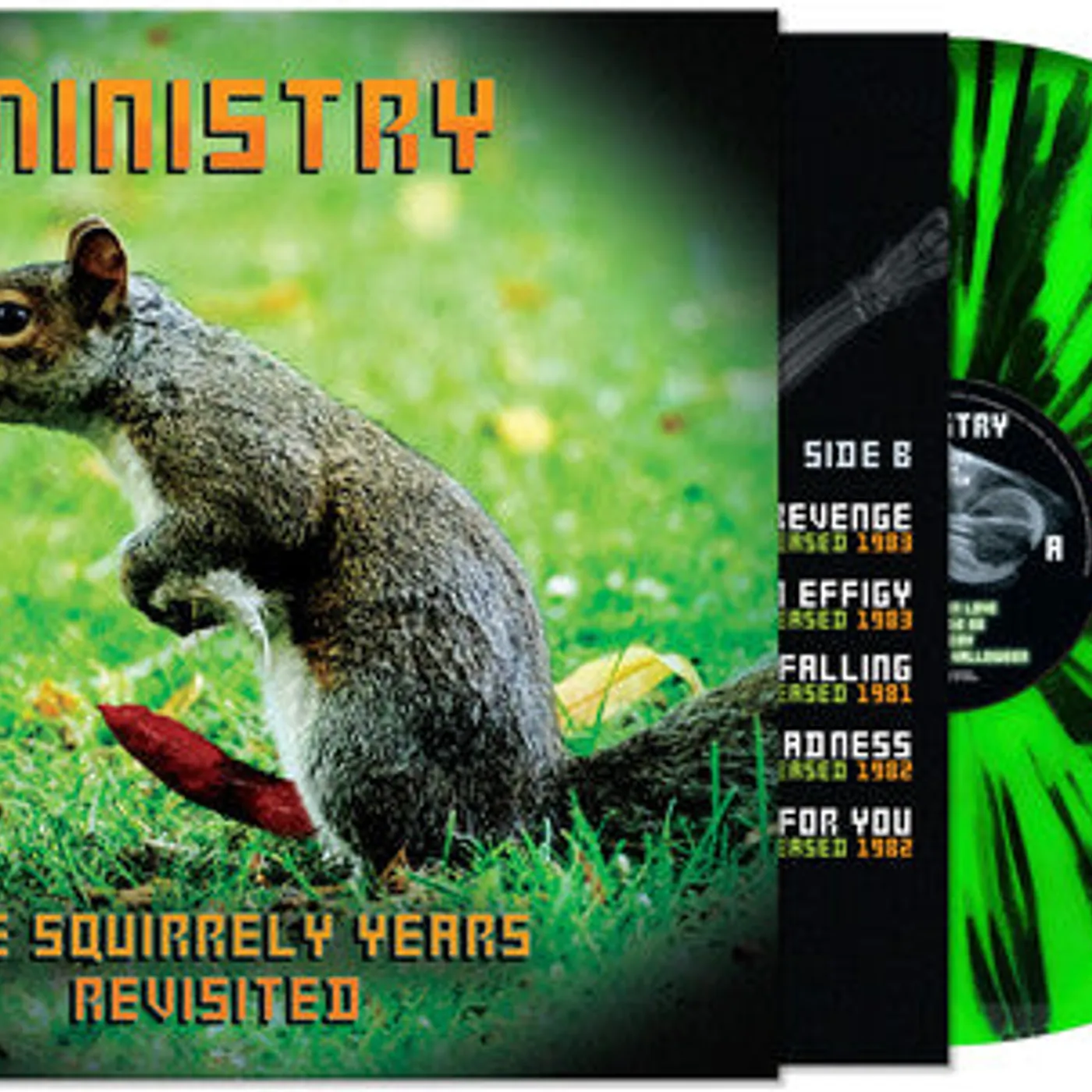 Ministry LP Vinyl - Squirrely Years Revisited (Blk) (Colv) (Grn) (Ltd)