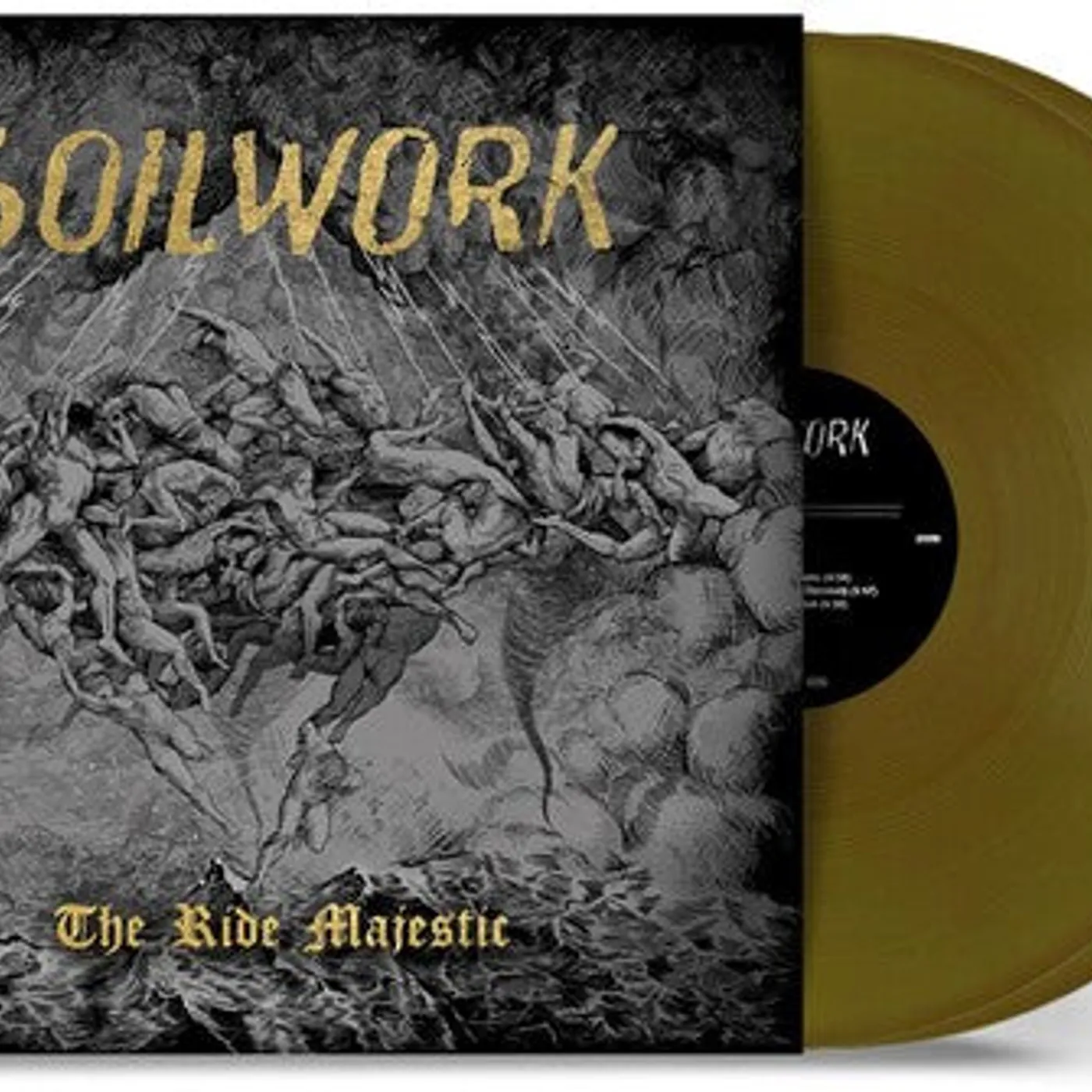 Soilwork LP Vinyl - Ride Majestic - Gold (Colv) (Gate) (Gol)