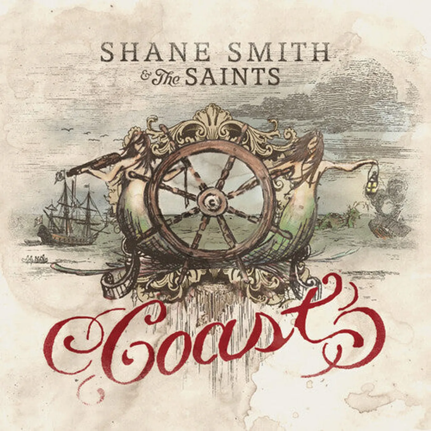 Shane Smith & The Saints LP Vinyl - Coast (Colv) (Cvnl) (Gol)