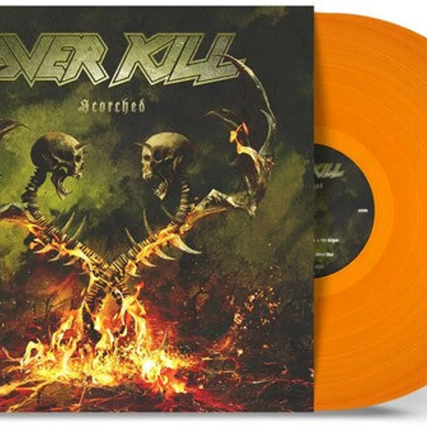 Overkill LP Vinyl - Scorched - Orange (Colv) (Gate) (Org)