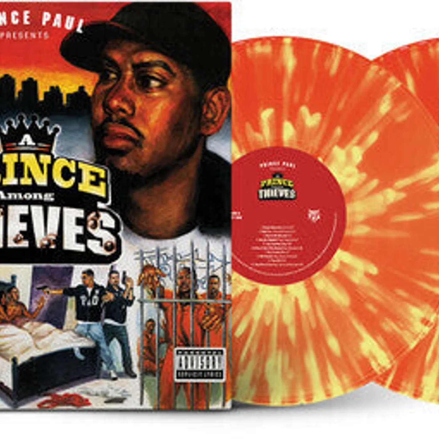 Prince Paul LP Vinyl - Prince Among Thieves - Orange & Yellow (Colv)