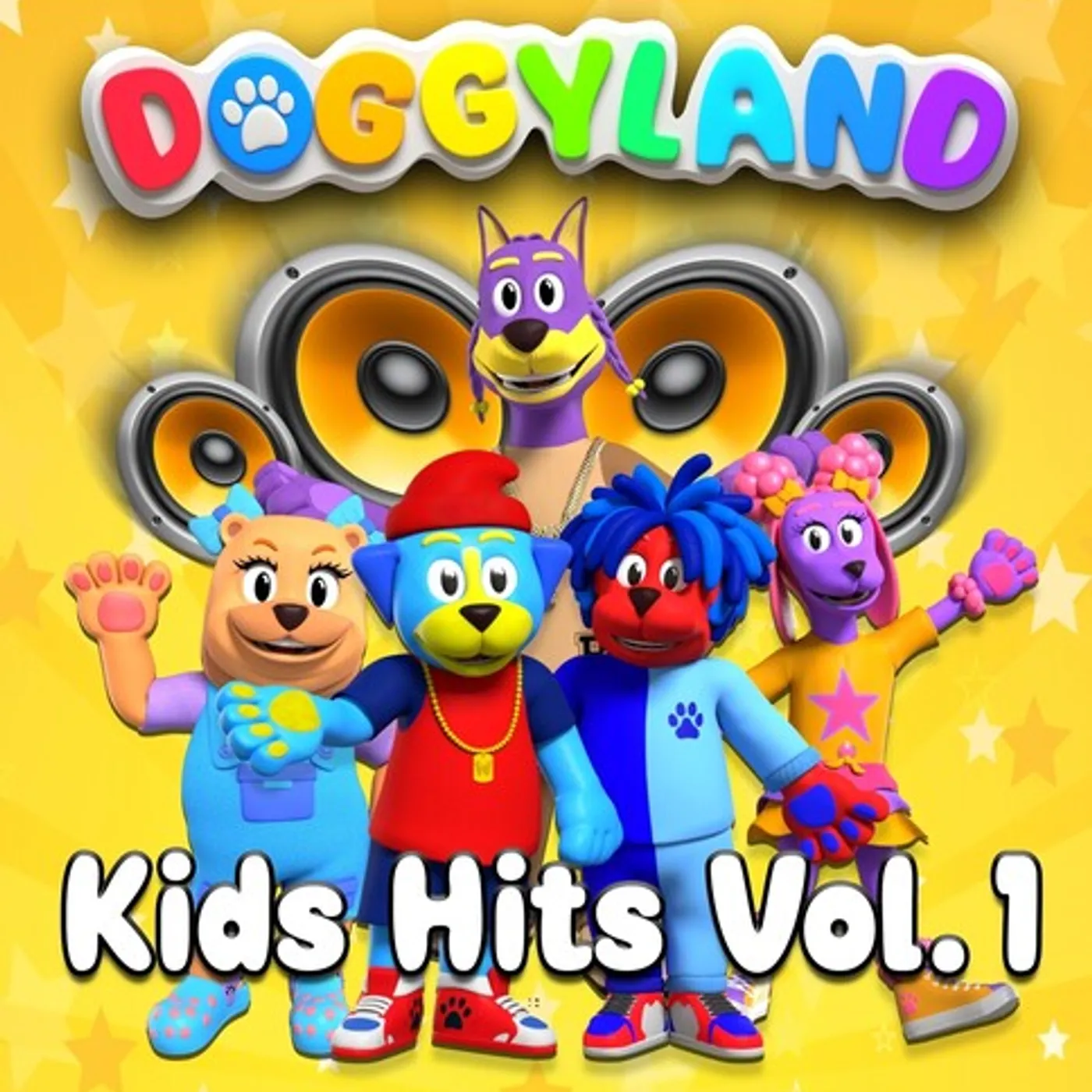 Doggyland LP Vinyl - Kids Hits Vol 1 (Colv) (Ltd)