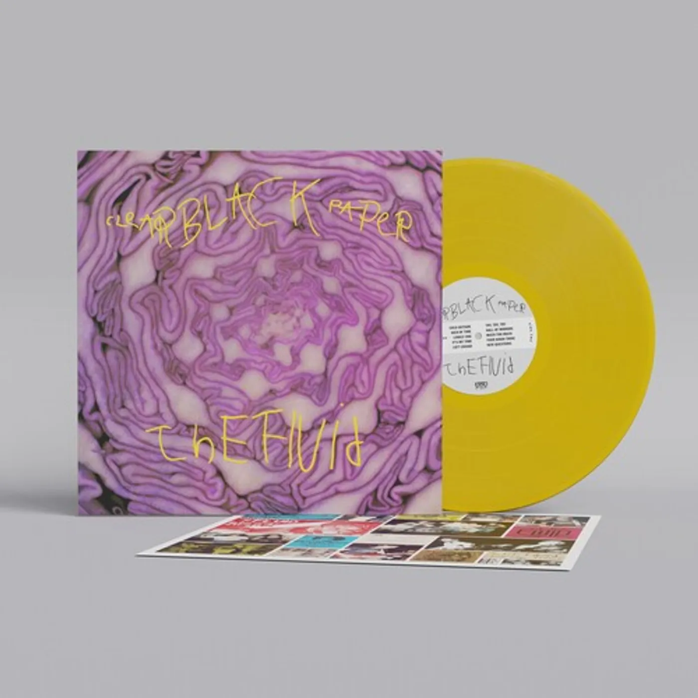 The Fluid LP Vinyl - Clear Black Paper - Yellow (Colv) (Ylw)