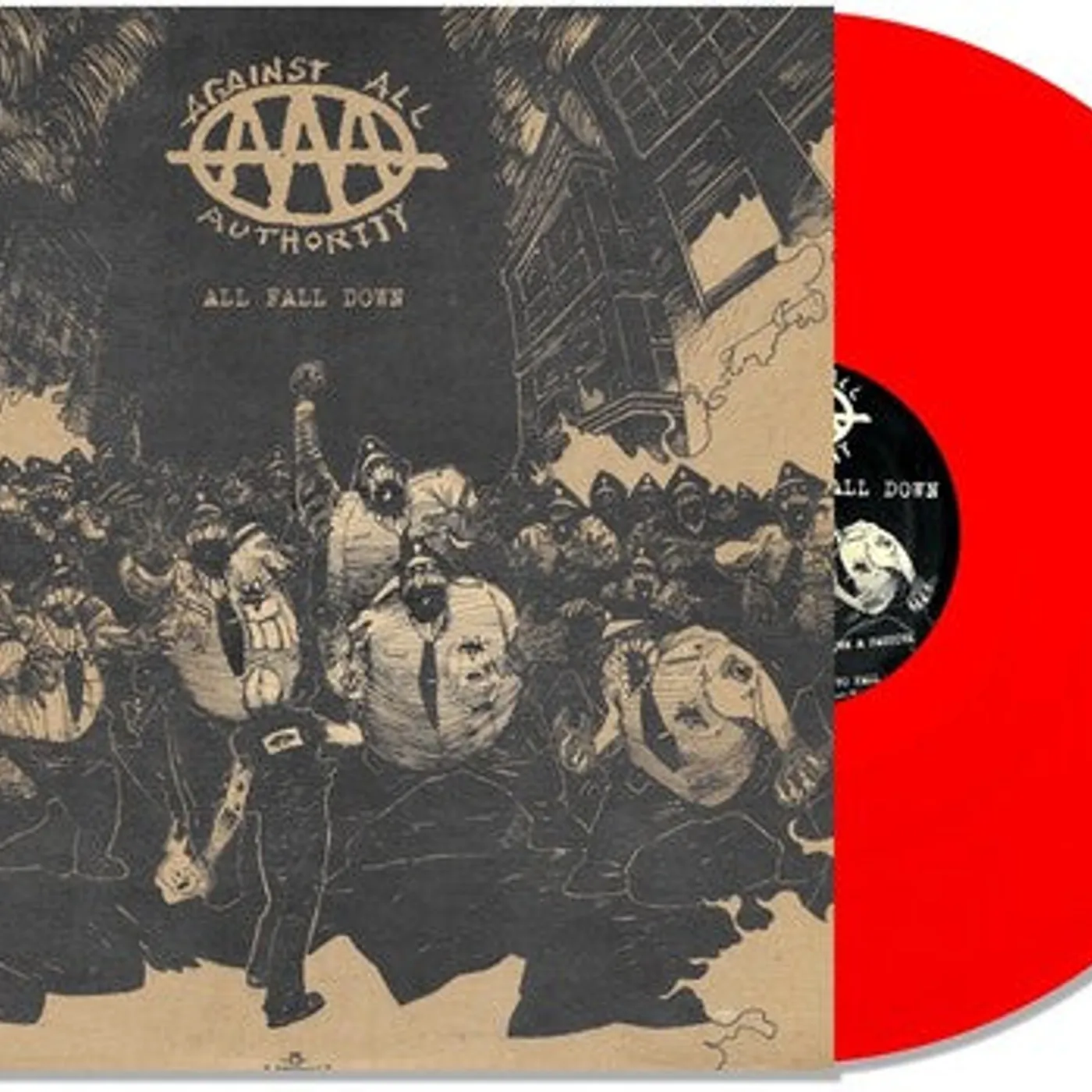 Against All Authority LP Vinyl - All Fall Down - Red (Colv) (Red) (Reis)