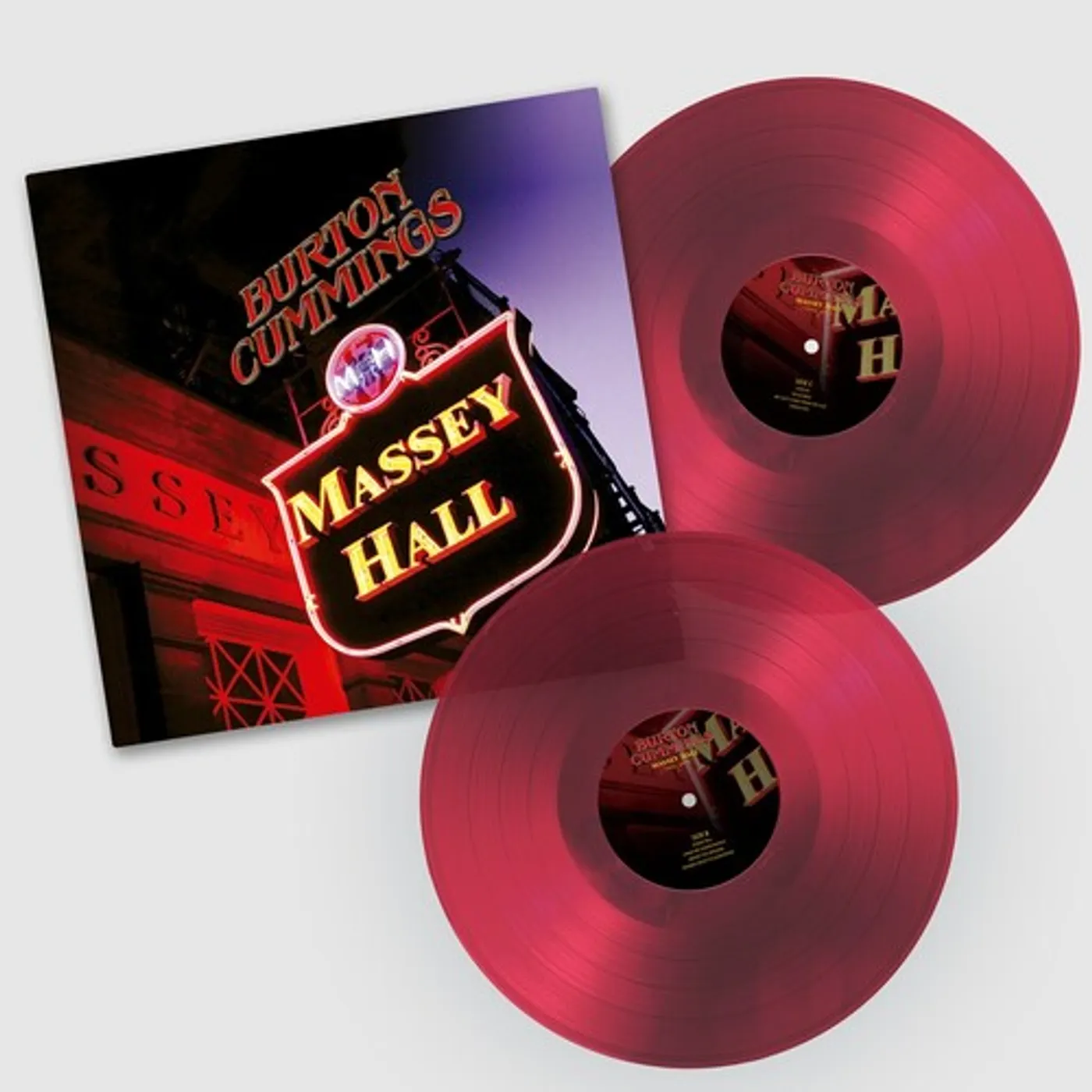 Burton Cummings LP Vinyl - Massey Hall - Red (Colv) (Red)