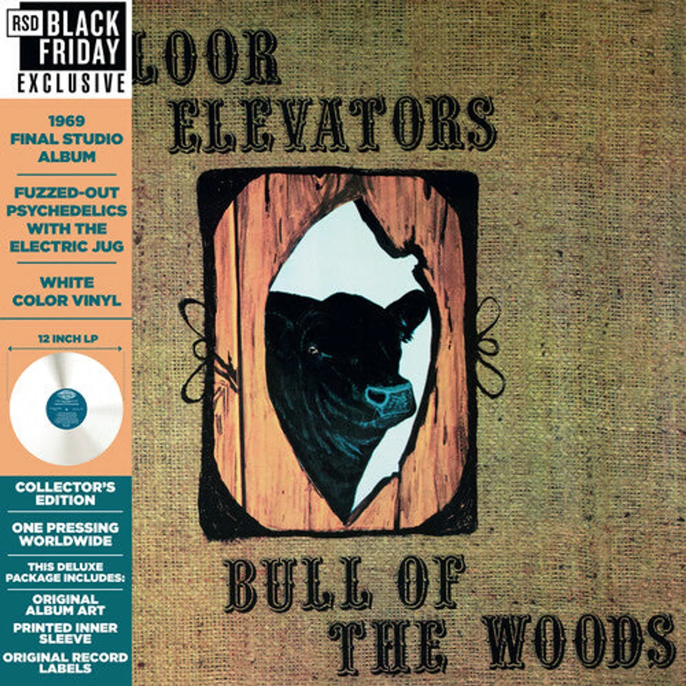 13Th Floor Elevators LP Vinyl - Bull Of The Woods (Colv) (Wht)