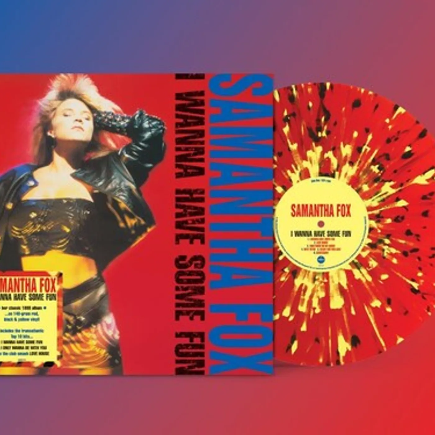 Samantha Fox LP Vinyl - I Wanna Have Some Fun (Blk) (Colv) (Ofgv) (Red)