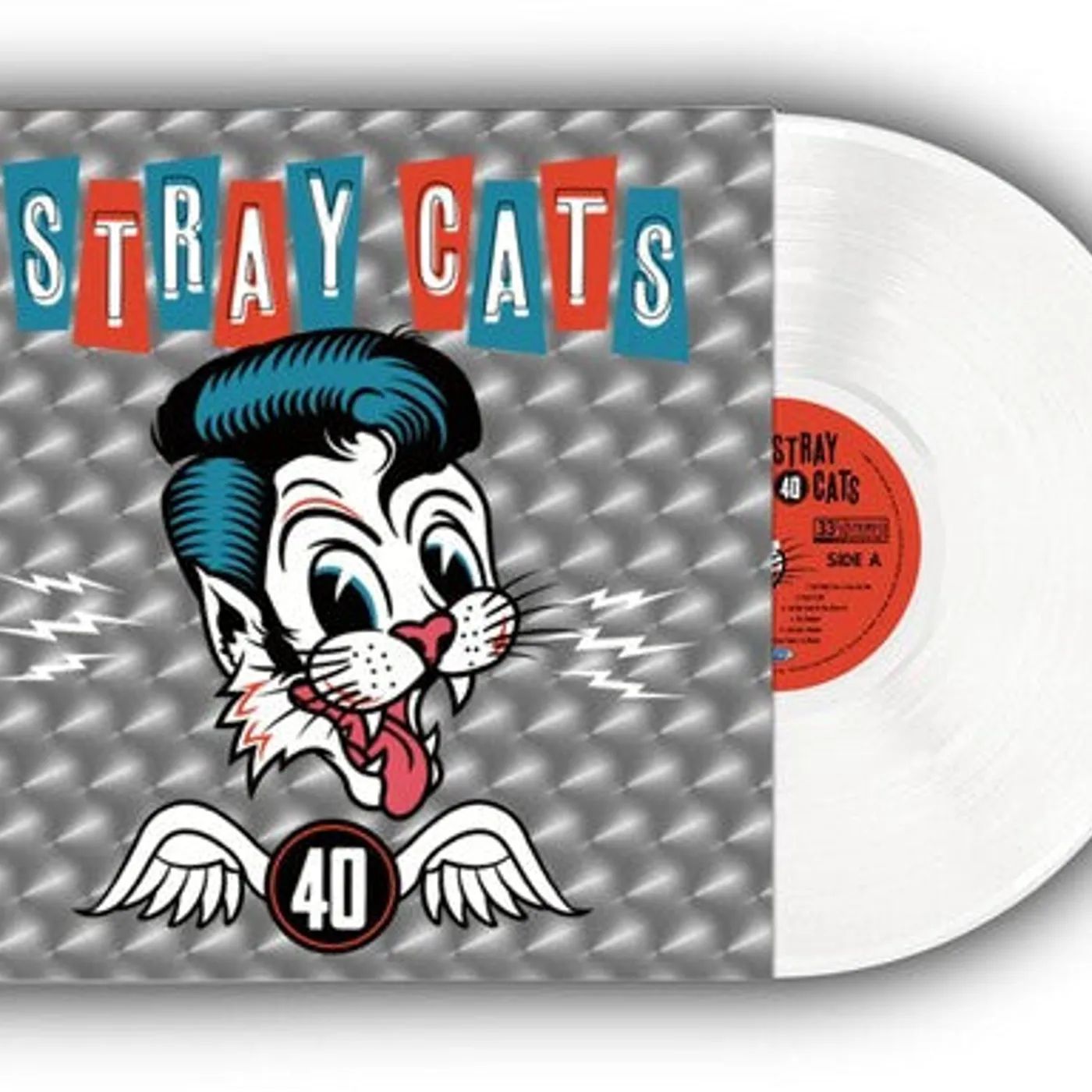 Stray Cats LP Vinyl - 40 (Colv) (Wht) (Reis)
