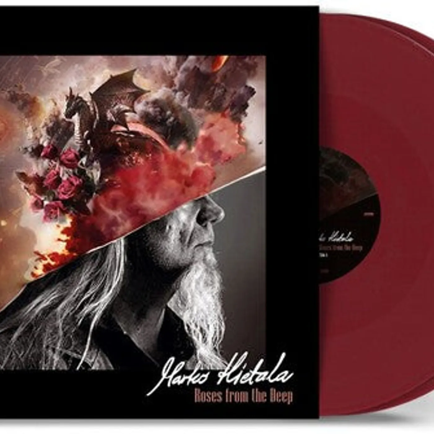 Marko Hietala LP Vinyl - Roses From The Deep - Oxblood (Colv) (Gate)