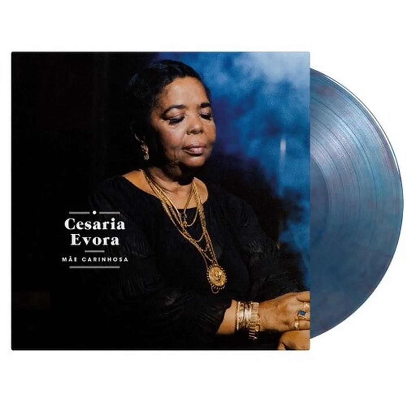 Cesária Evora LP Vinyl - Mae Carinhosa (Blue) (Colv) (Ltd) (Ogv) (Red)