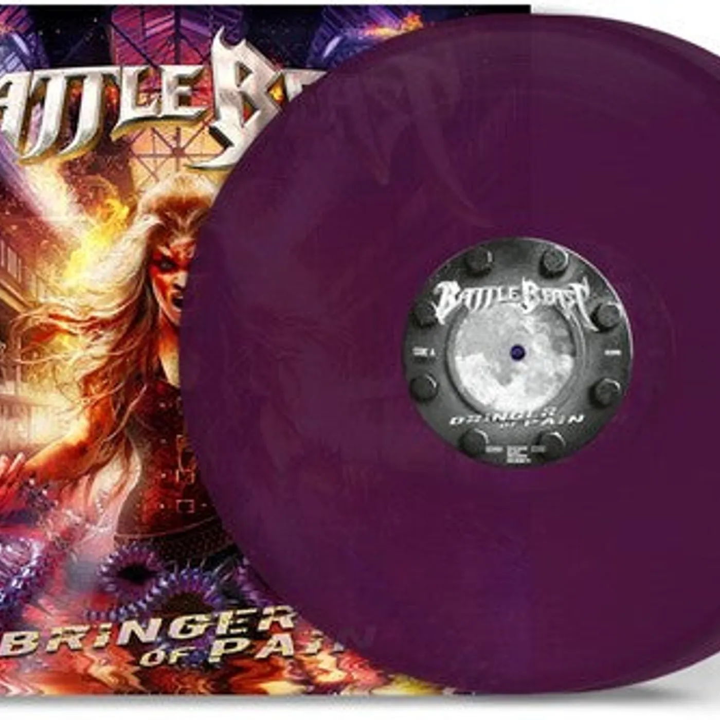 Battle Beast LP Vinyl - Bringer Of Pain - Violet (Colv) (Cvnl) (Gate)