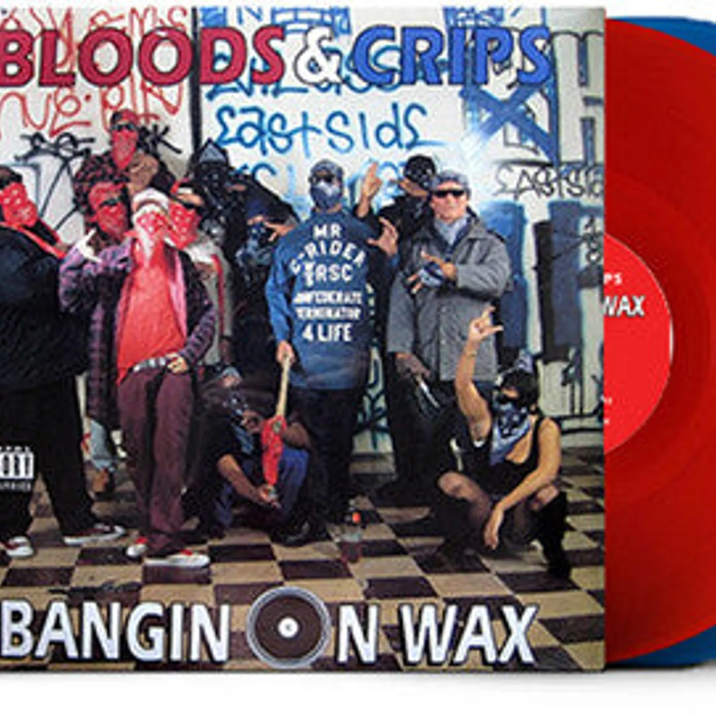 Bloods & Crips LP Vinyl - Bangin On Wax (Blue) (Colv) (Red)