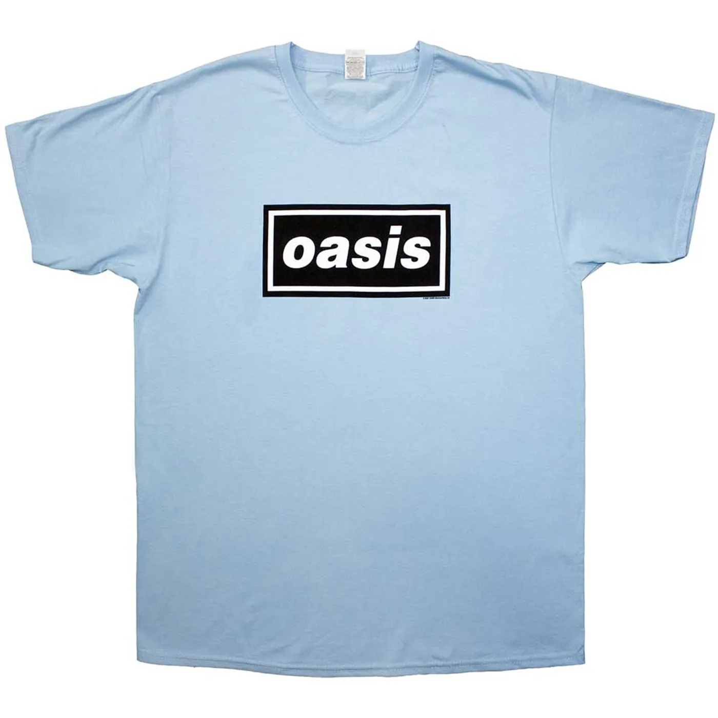 Oasis Blue T Shirt - Decca Logo