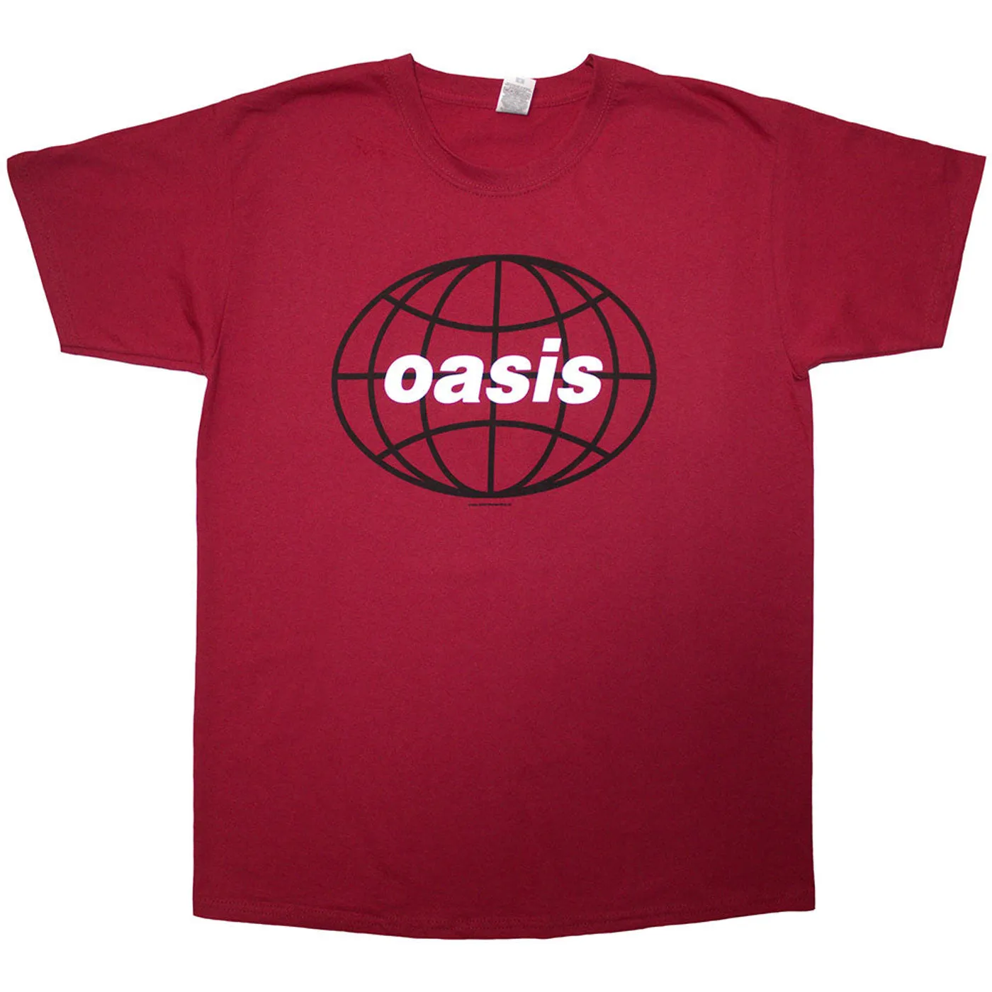 Oasis Red T Shirt - 1998 World Tour - South America