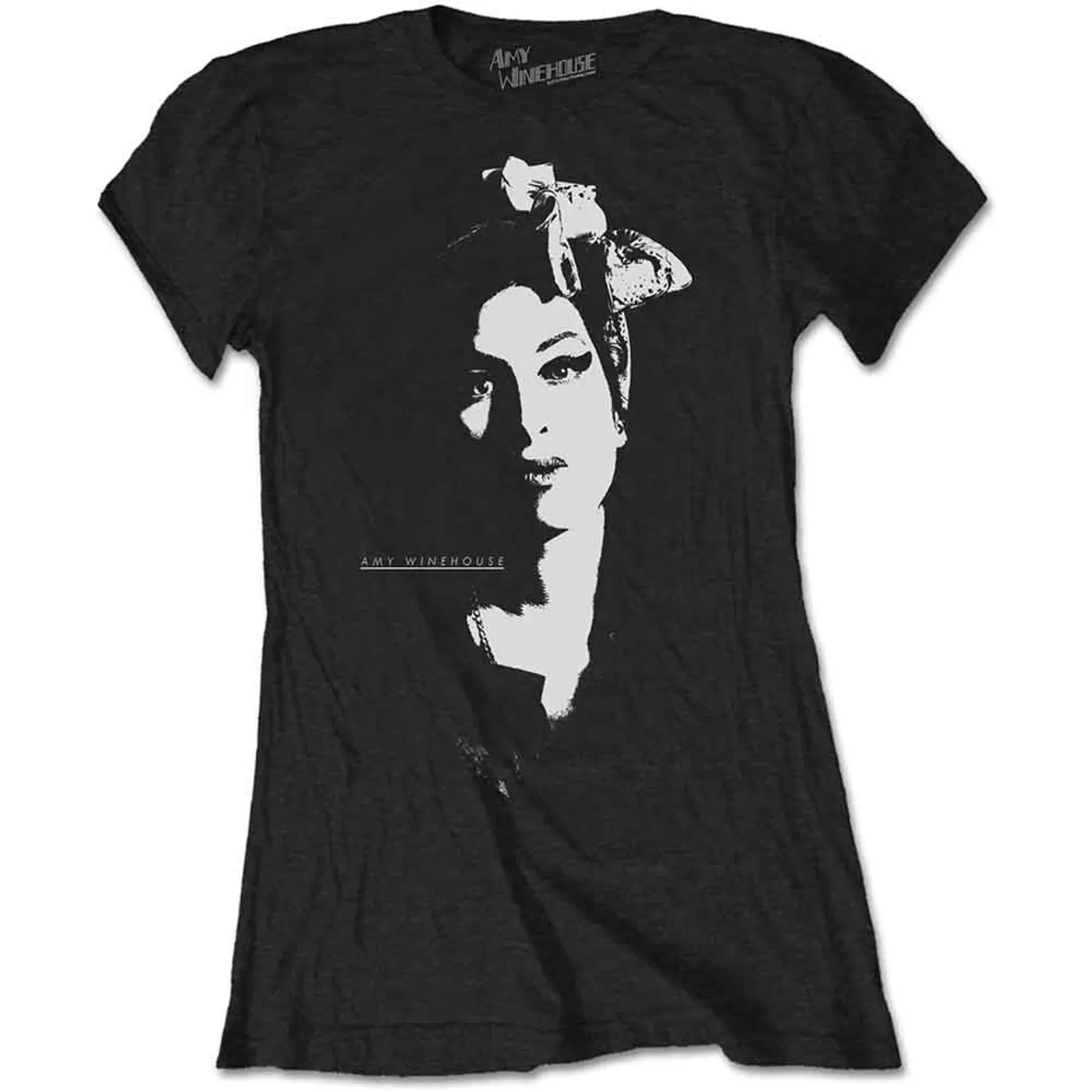 Amy Winehouse Women's T Shirt - Scarf Portrait