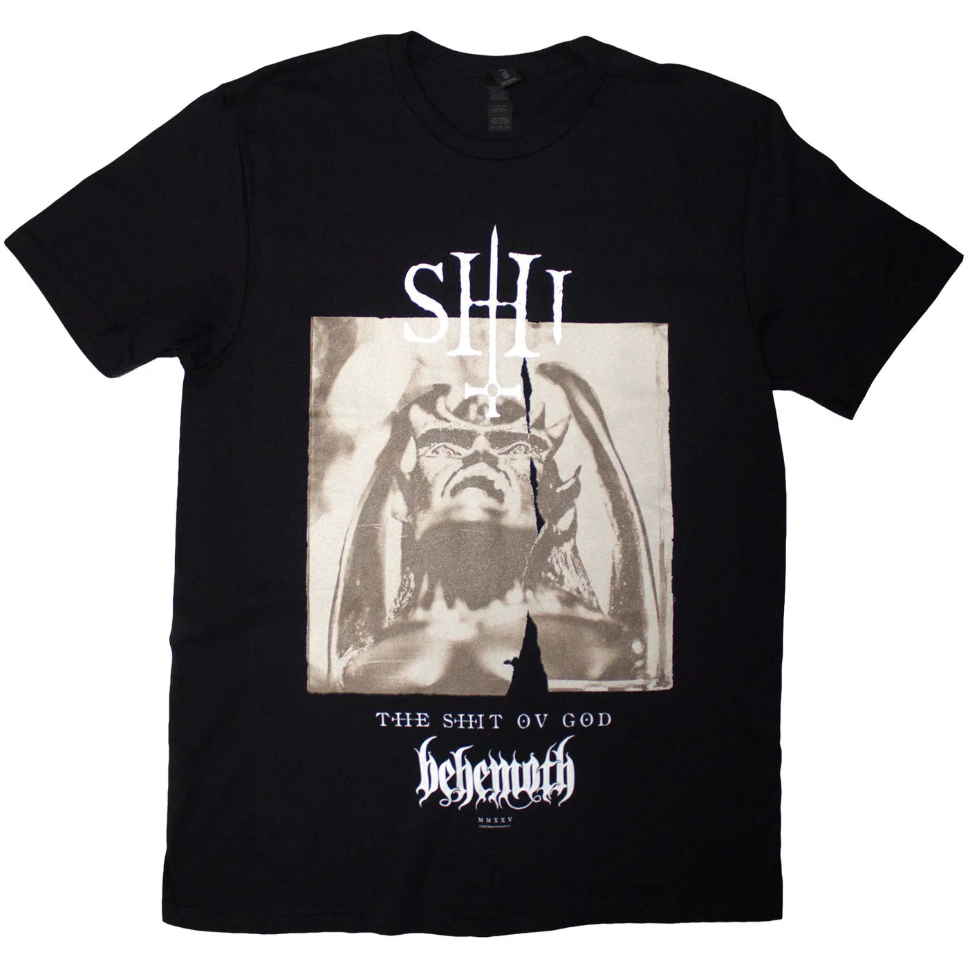 Behemoth T Shirt - The Shit Ov God Parchment