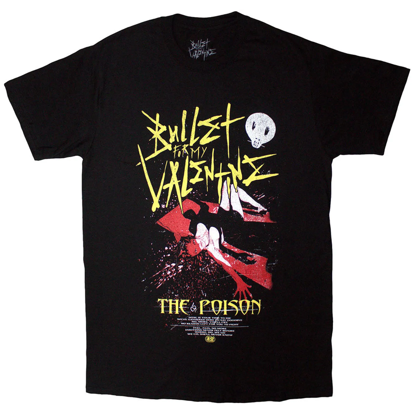 Bullet For My Valentine T Shirt - The Poison Cover