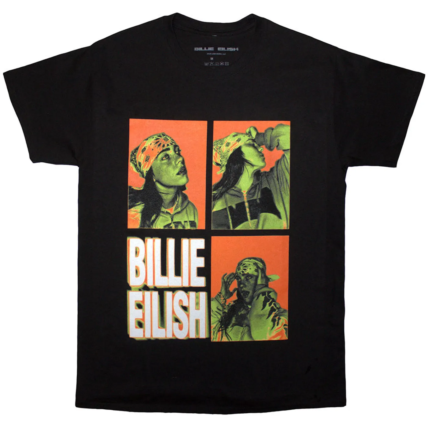 Billie Eilish T Shirt - 3 Photo Logo