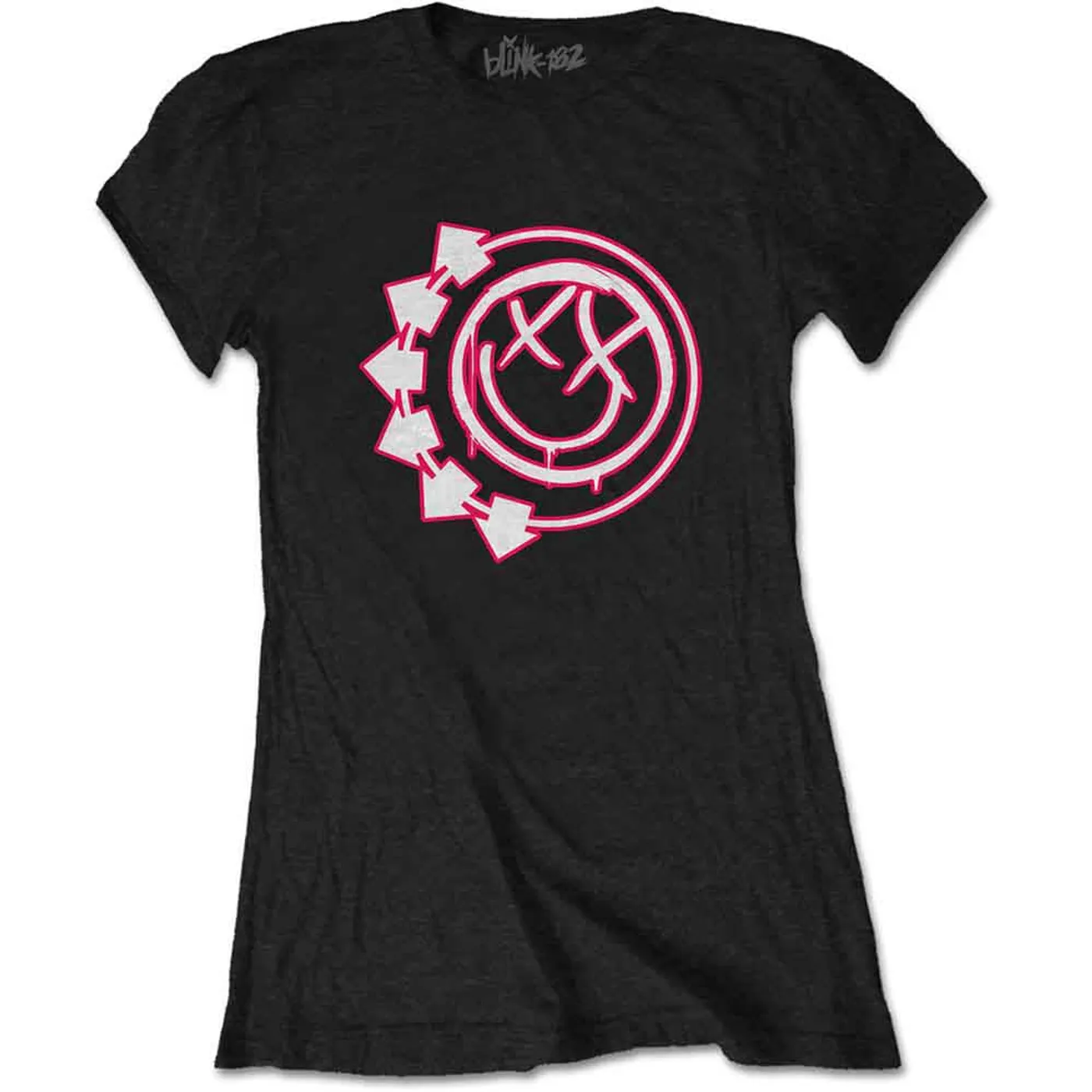 Blink-182 Women's T Shirt - Six Arrow Smile