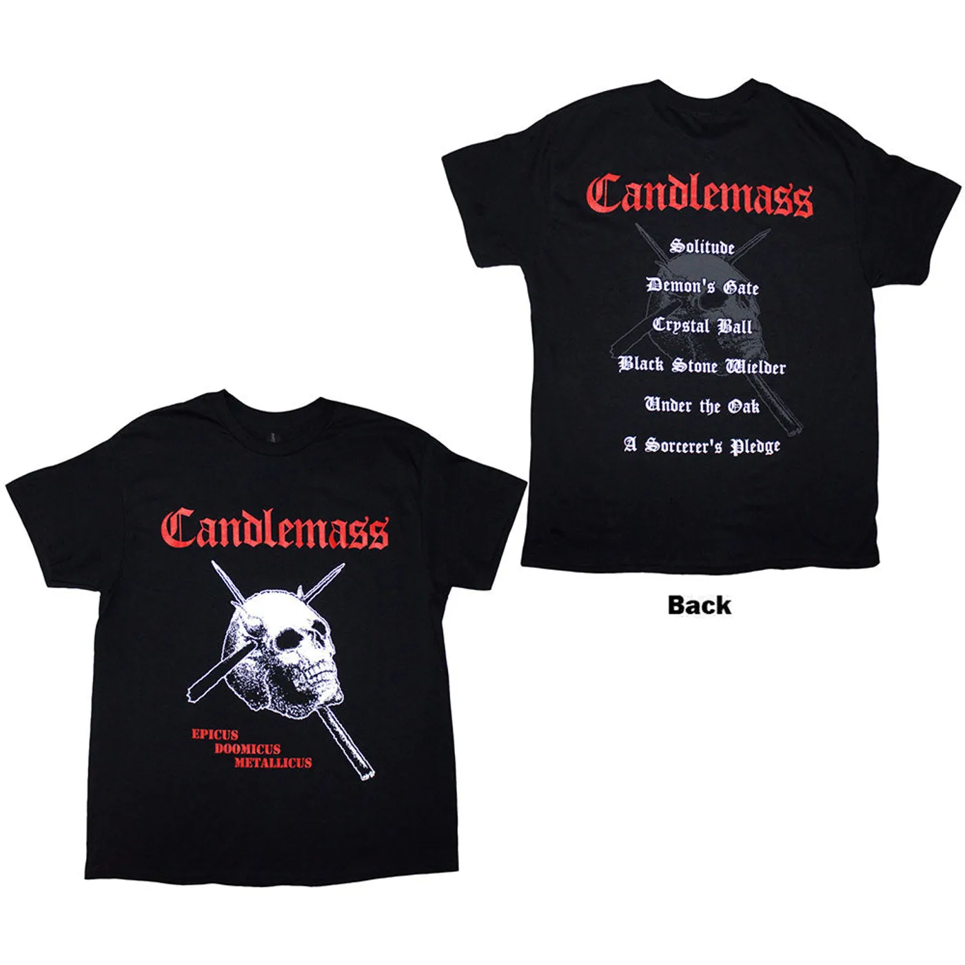 Candlemass T Shirt - Epicus Doomicus Metallicus