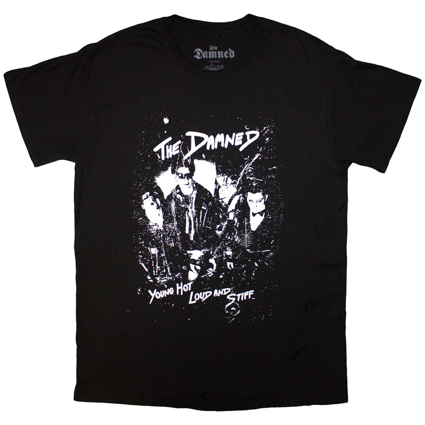 The Damned T Shirt - Young Hot Loud & Stiff