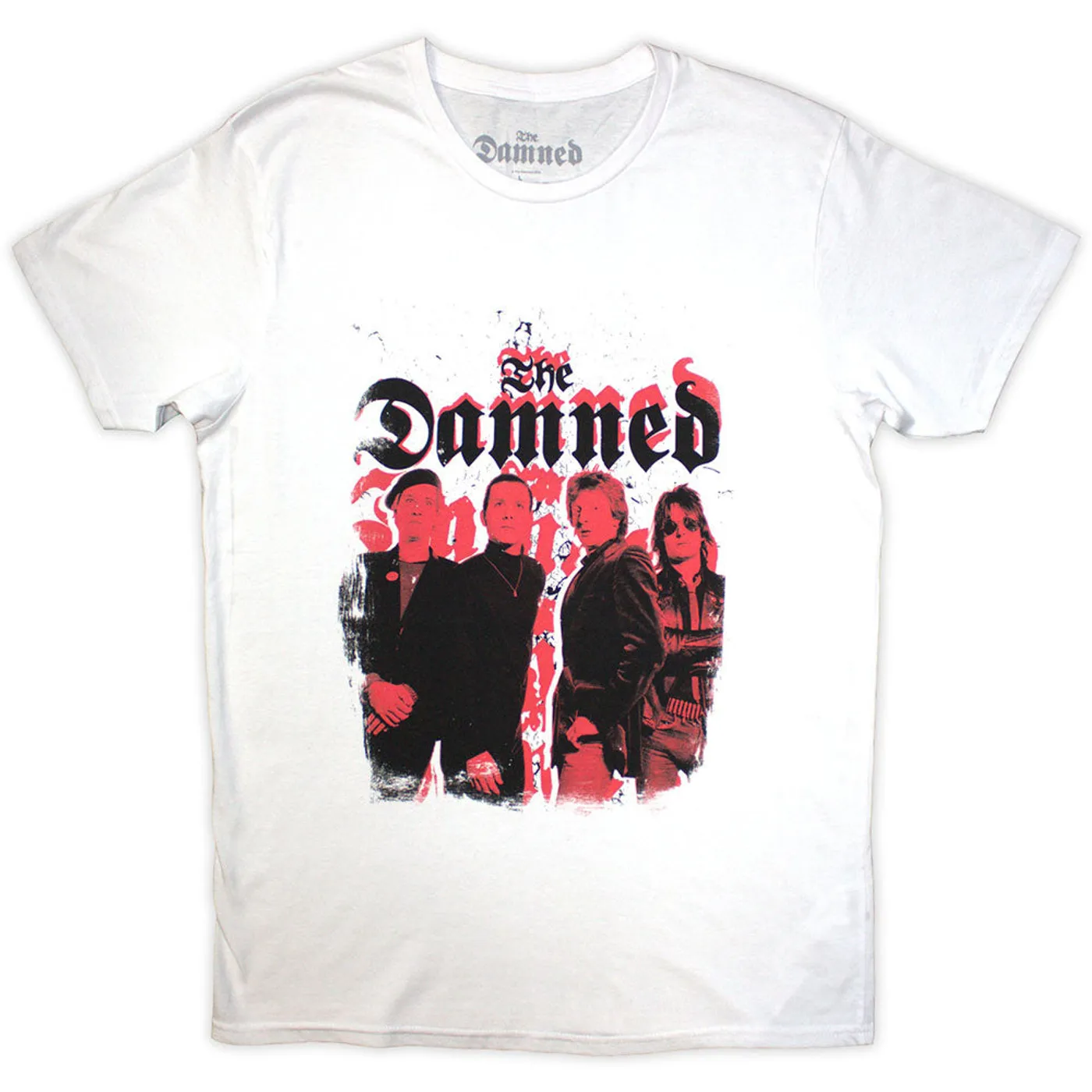 The Damned T Shirt - Repeat Logo Photo