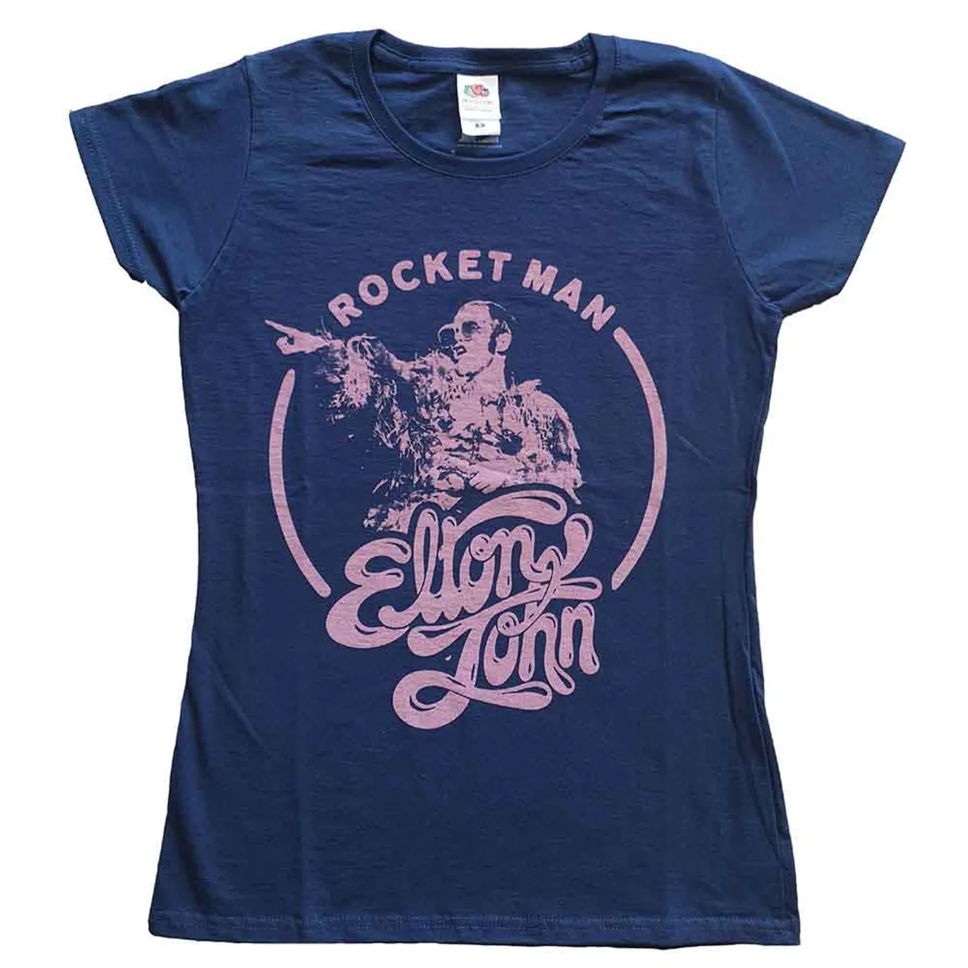 Elton John Women's T Shirt - Rocketman Circle Point