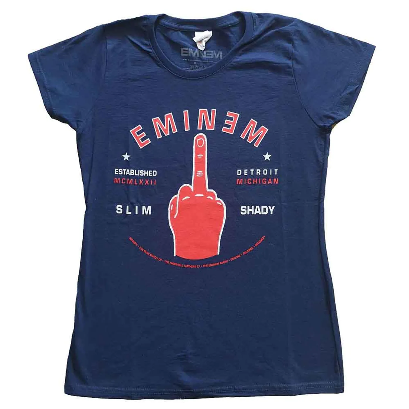 Eminem Women's T Shirt - Detroit Finger