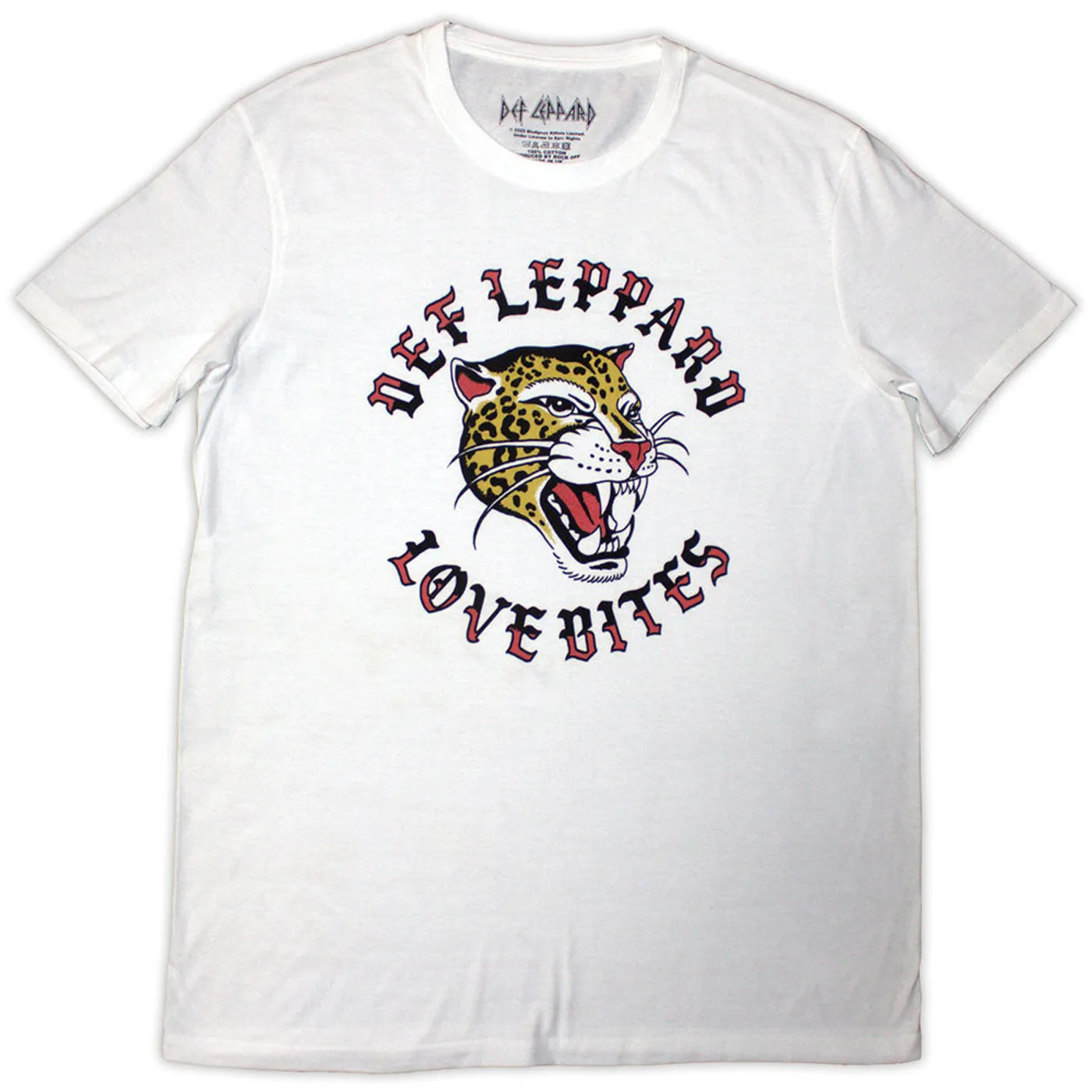Def Leppard T Shirt - Love Bites Circle