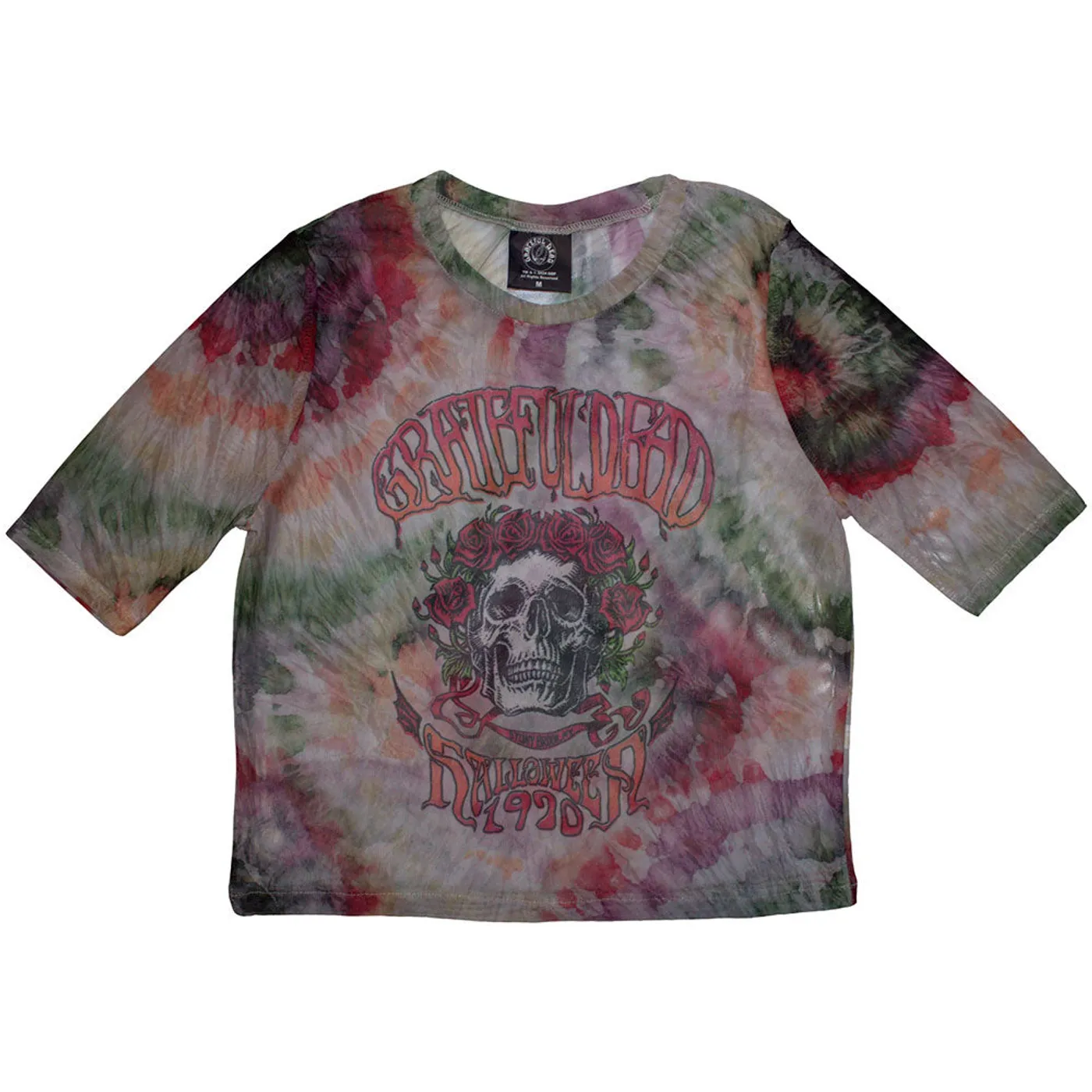 Grateful Dead Women's Short Sleeve Crop Top - Stony Brook Bertha
