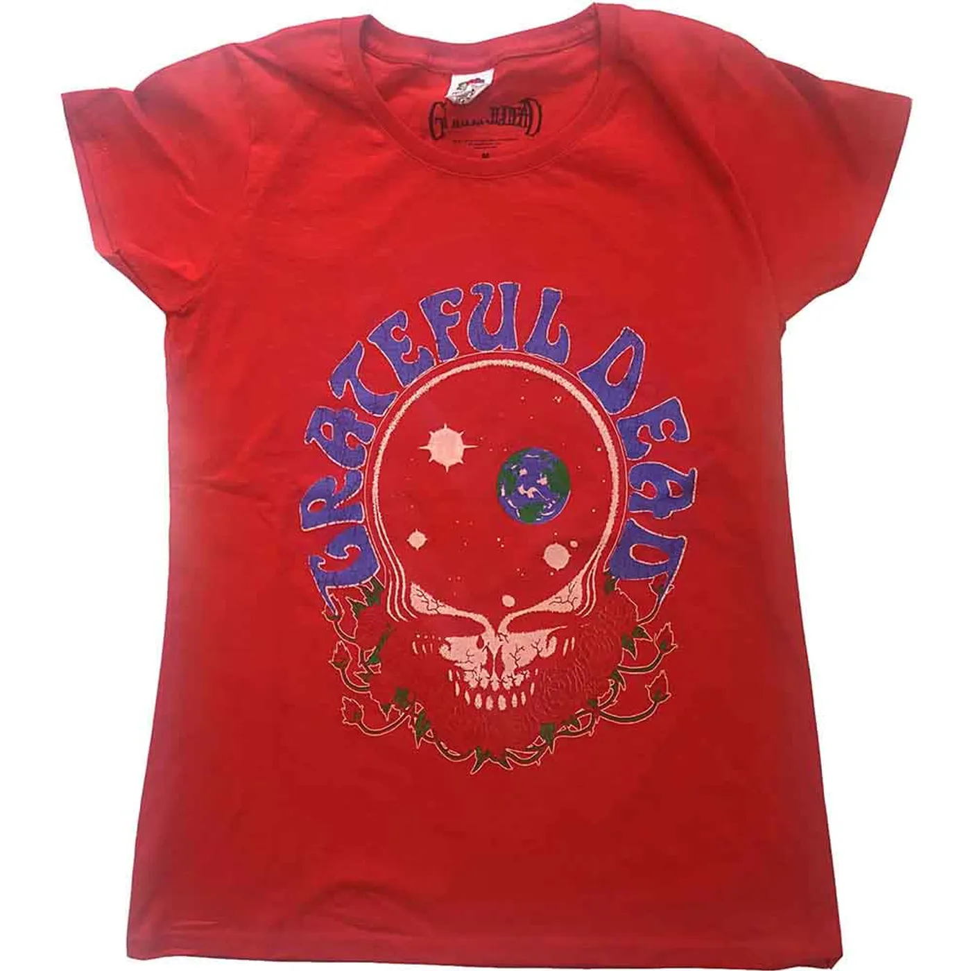 Grateful Dead Women's T Shirt - Space Your Face & Logo