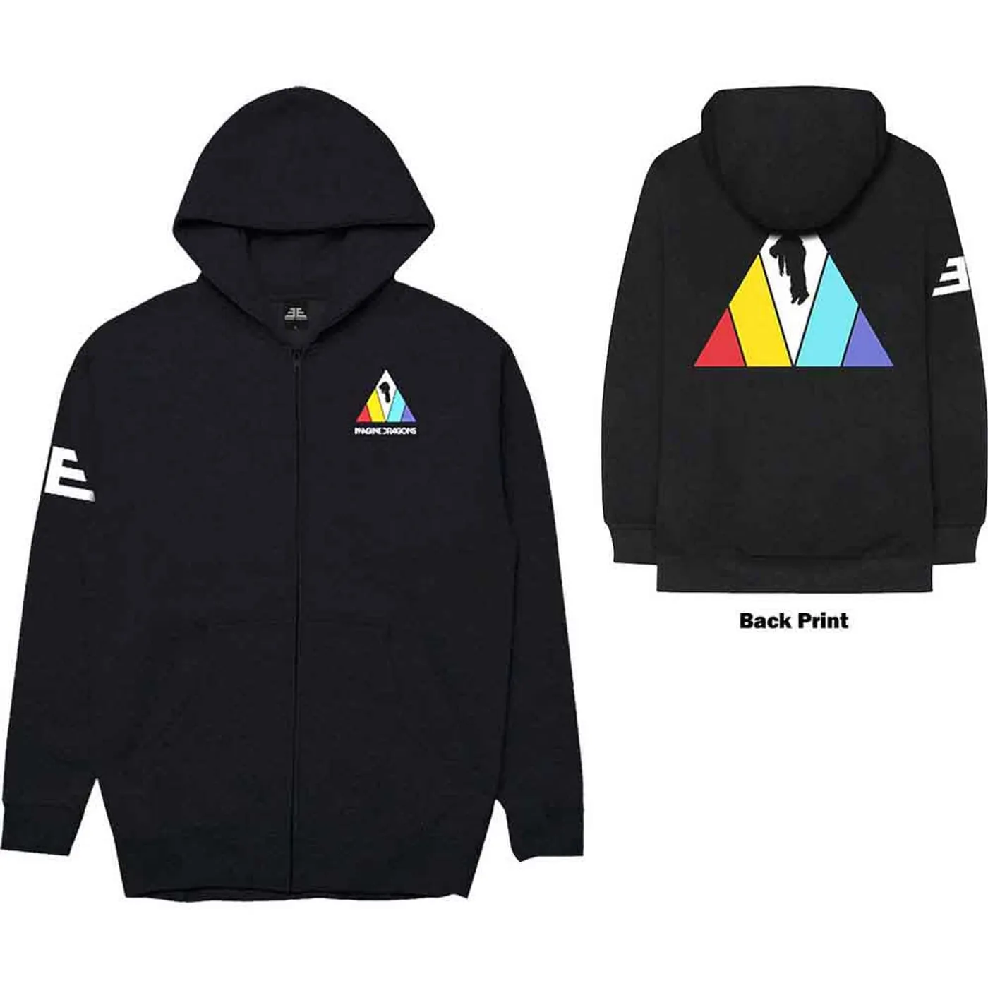 Imagine Dragons Zip Hoodie - Triangle