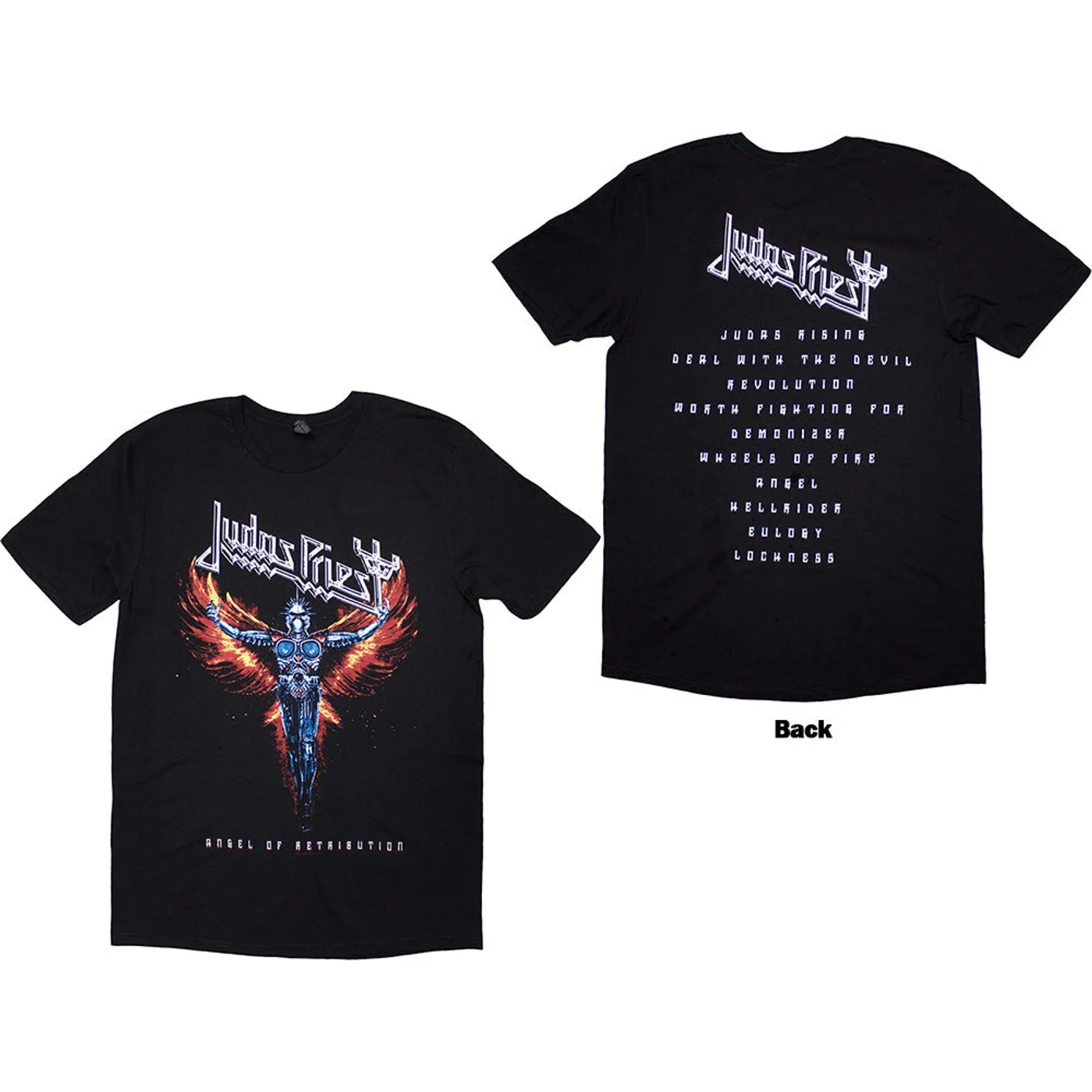 Judas Priest T Shirt - Angel Of Retribution Tracklist