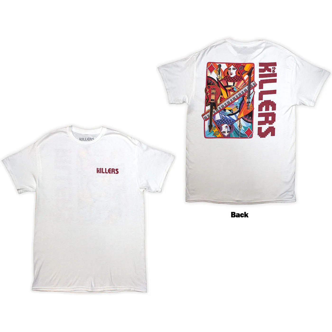 The Killers T Shirt - Tour '24 Diamond Playing Card