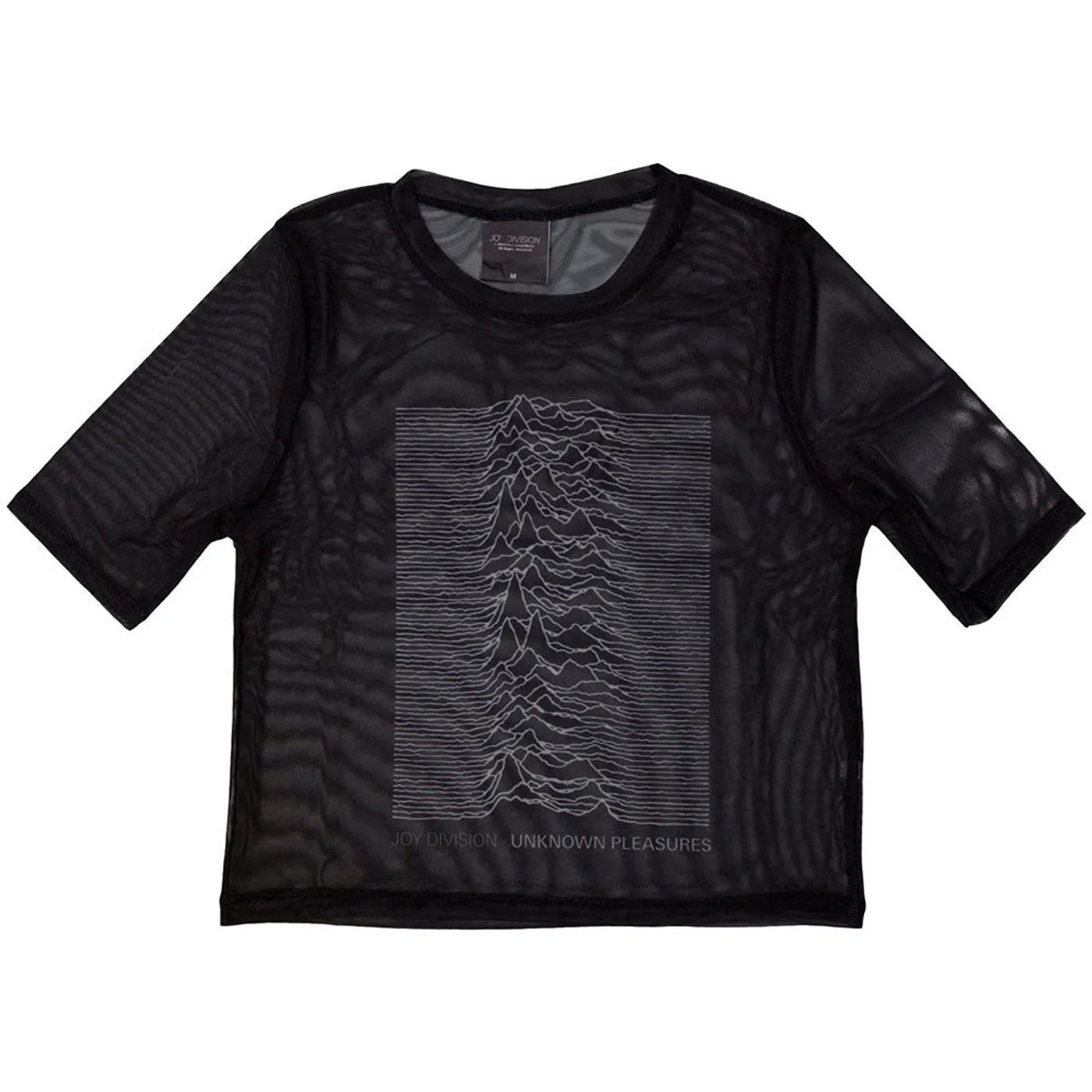Joy Division Women's Short Sleeve Crop Top - Unknown Pleasures