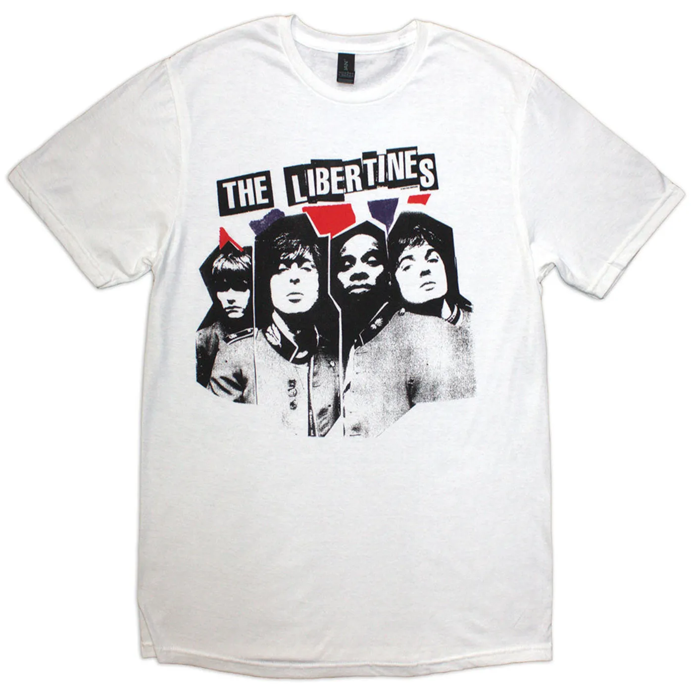 The Libertines T Shirt - Rip Flag Xerox