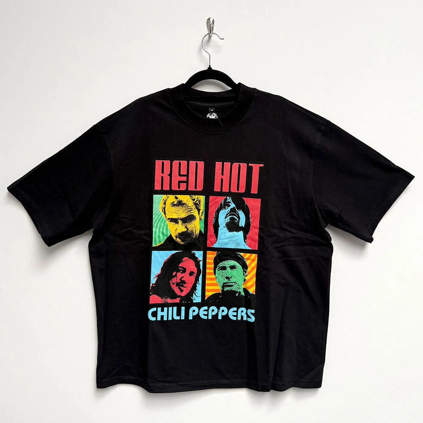Red Hot Chili Peppers T Shirt - Portrait Photos Oversized