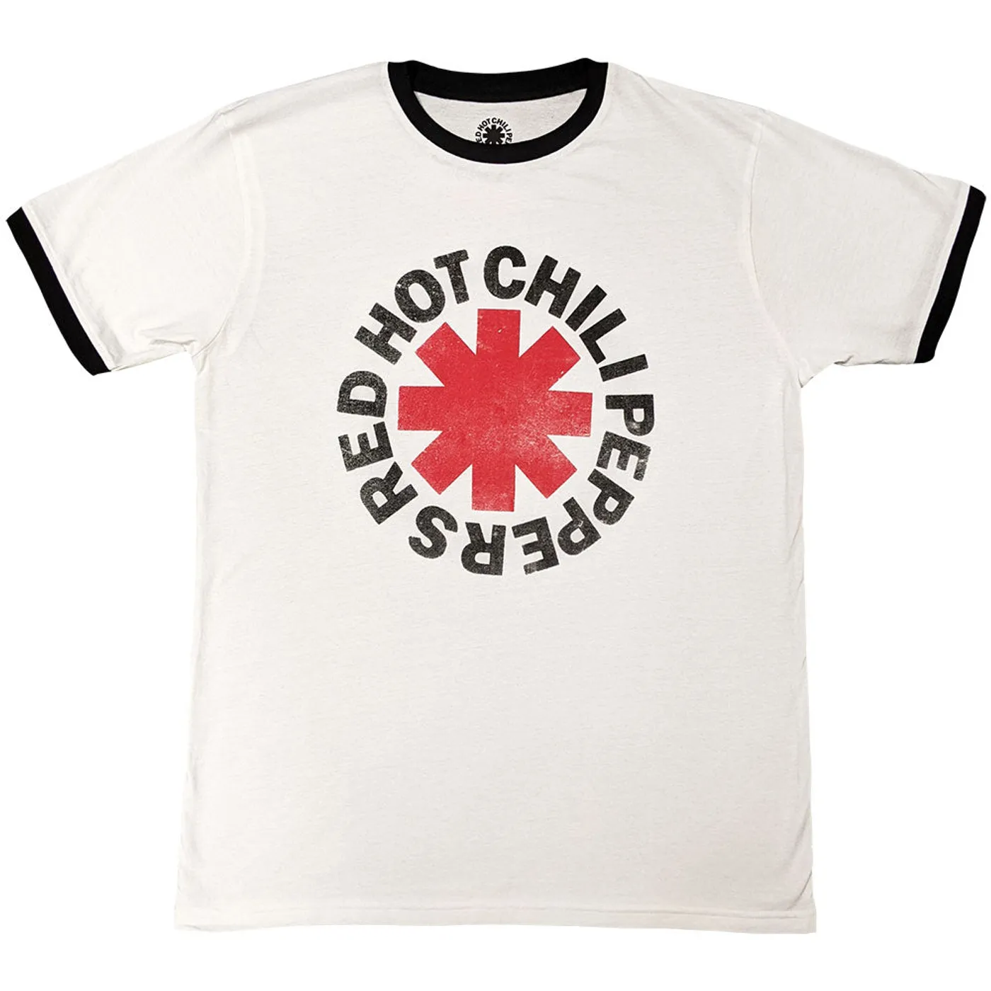 Red Hot Chili Peppers T Shirt - Logo Ringer