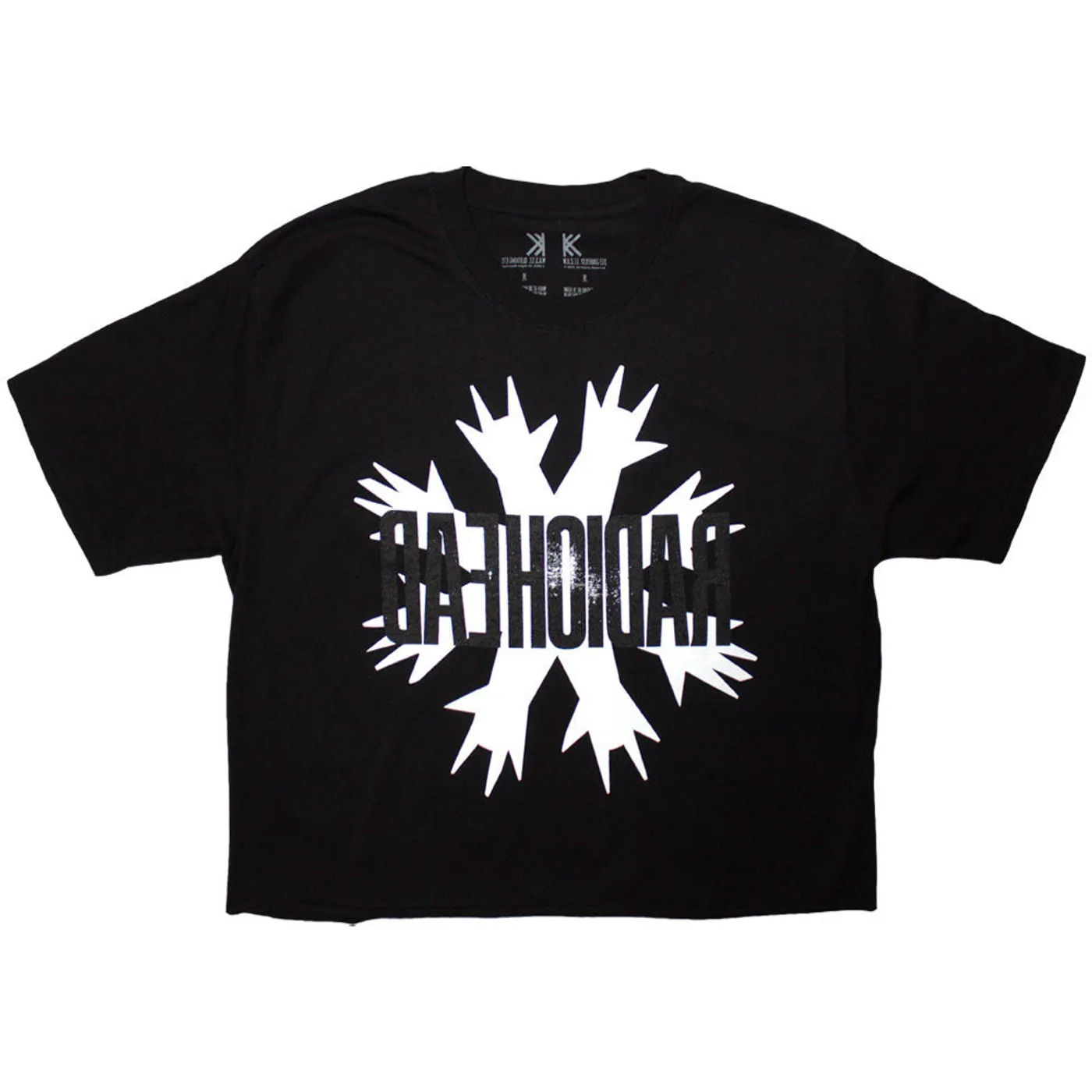 Radiohead Women's Crop Top - Cut Hands