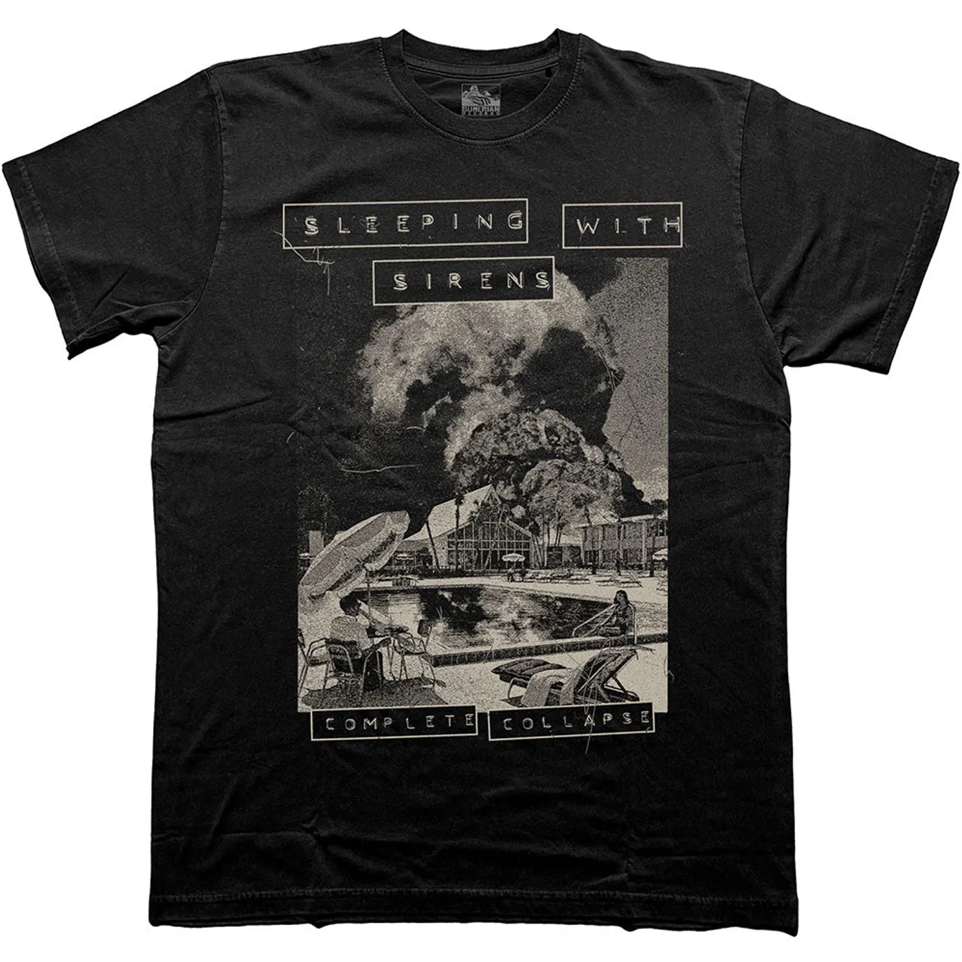 Sleeping With Sirens T Shirt - Complete Collapse