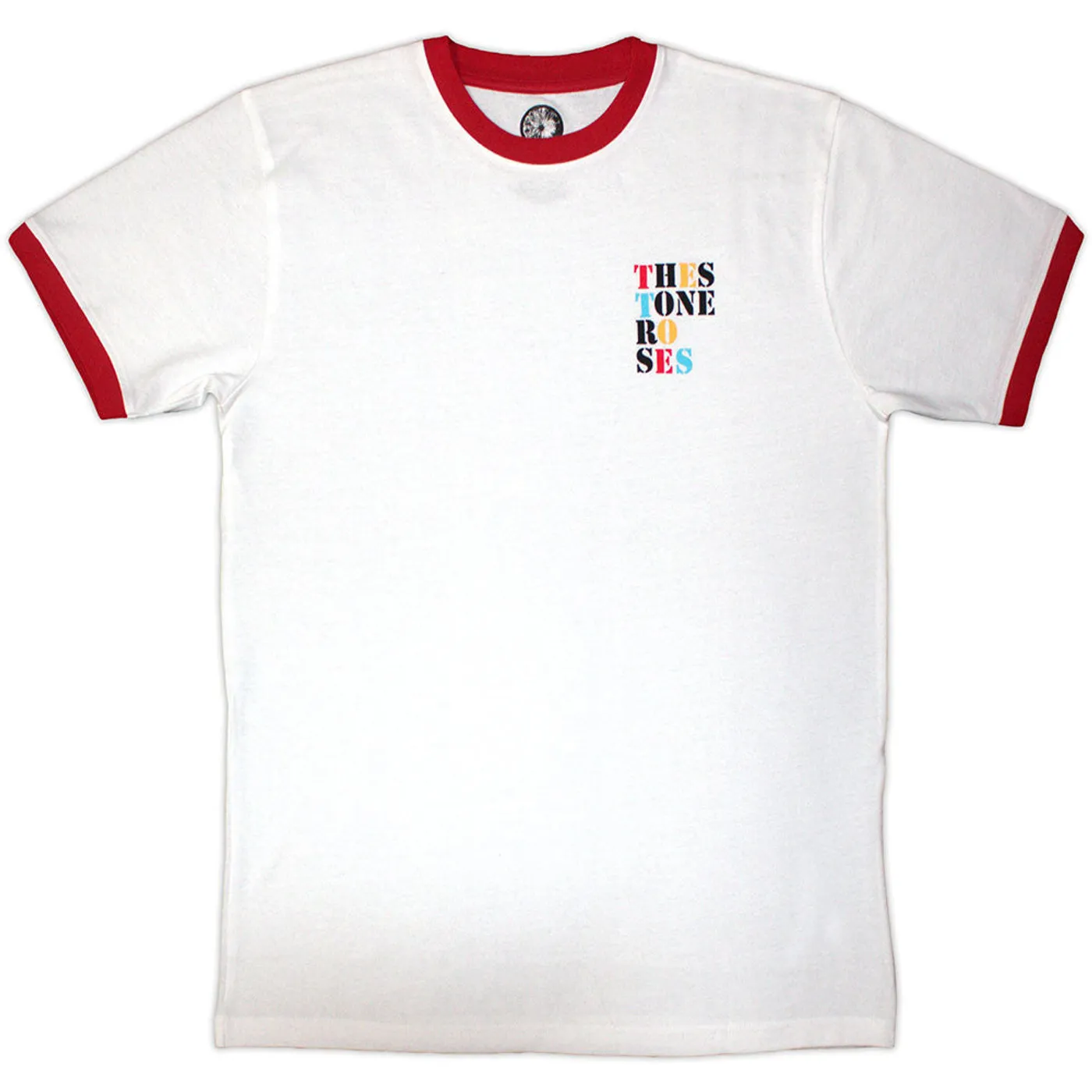 The Stone Roses T Shirt - Side Text Ringer