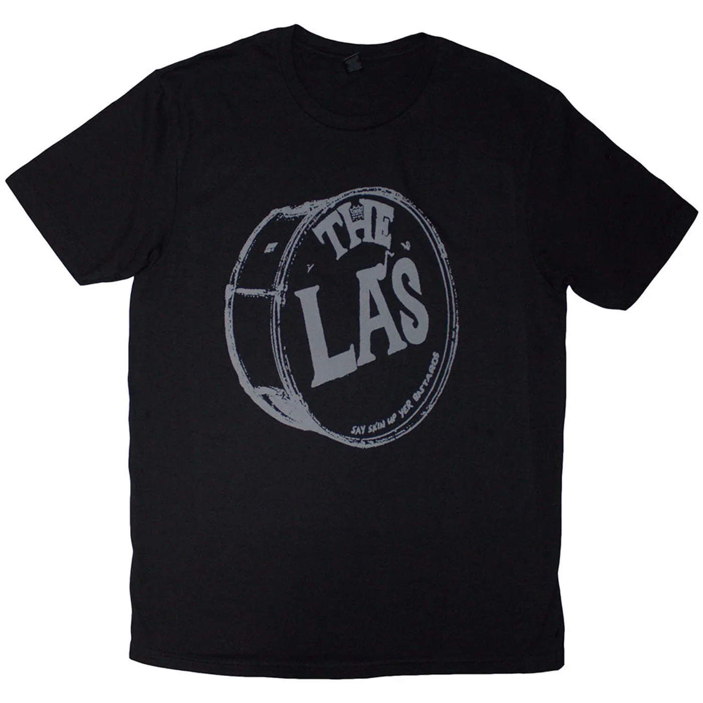 The La's T Shirt - Grey Drum Head Logo