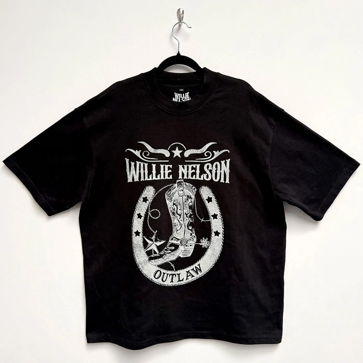 Willie Nelson T Shirt - Outlaw Oversized