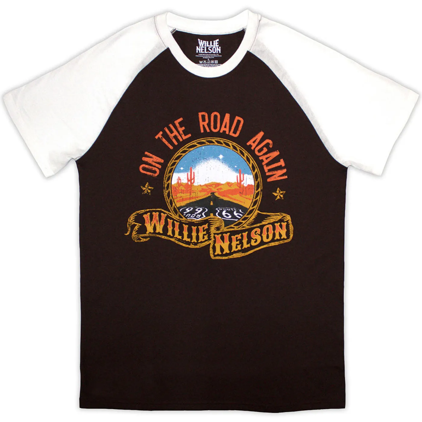 Willie Nelson T Shirt - Route 66