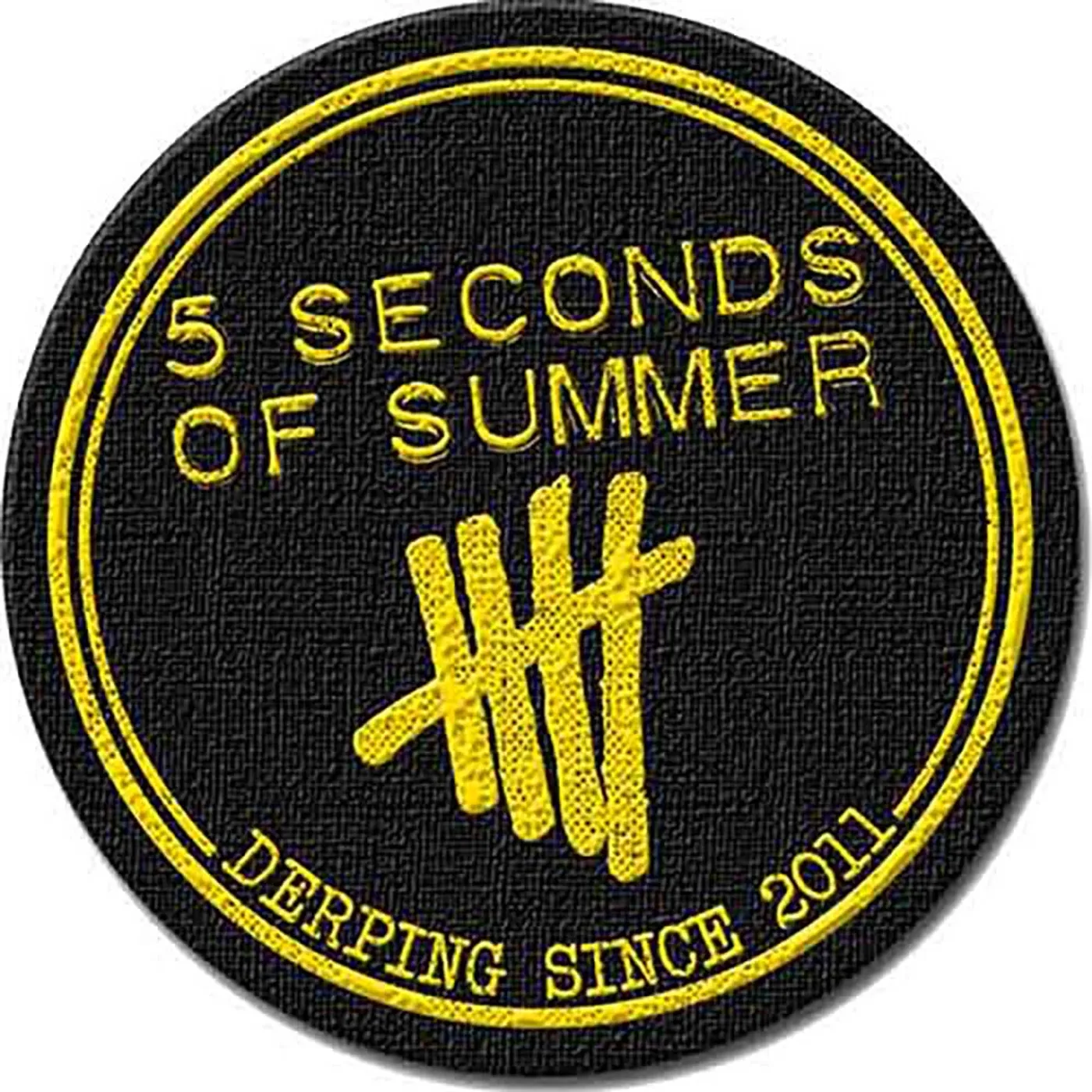 5 Seconds of Summer Patches-Woven Sew On - Sour Tour
