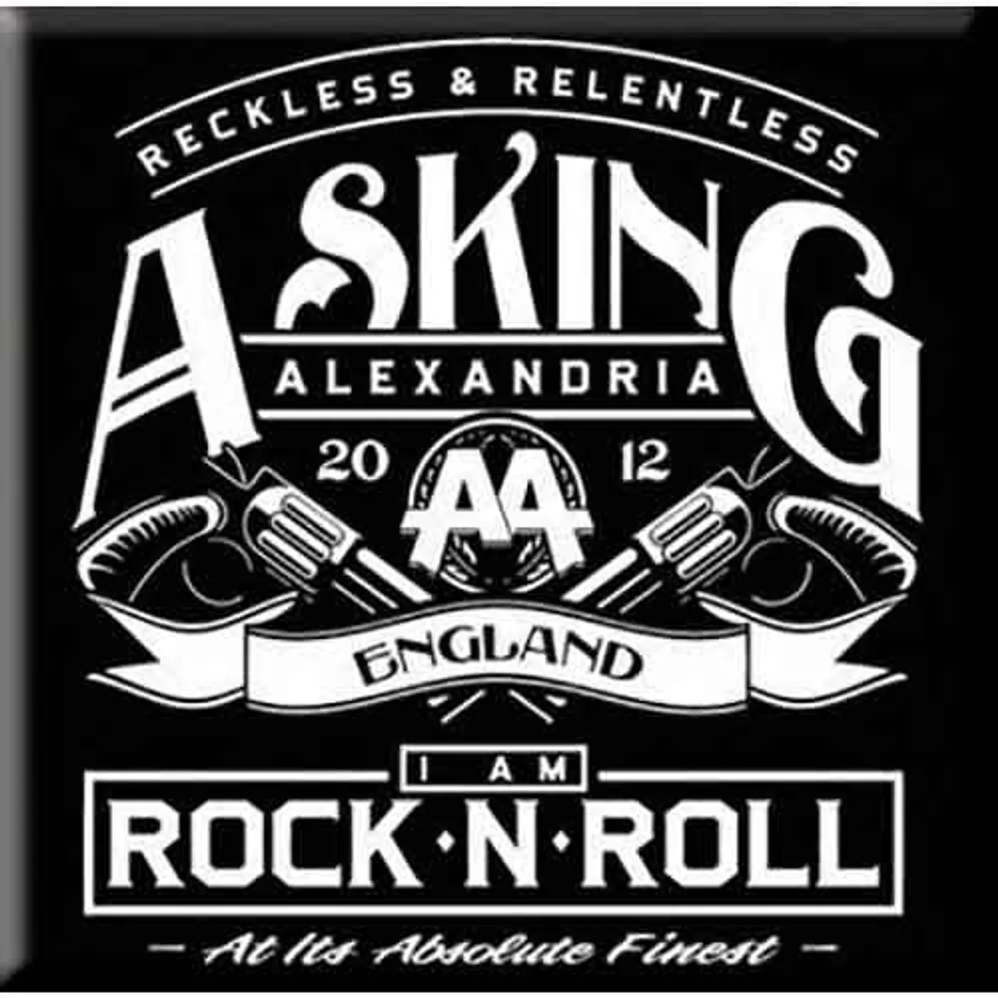 Asking Alexandria Fridge Magnets - Rust In Peace