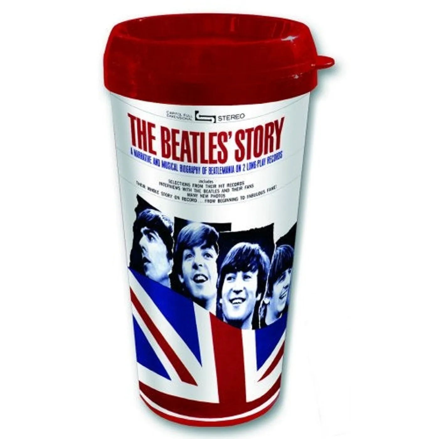 The Beatles Plastic Travel Mug - Logo