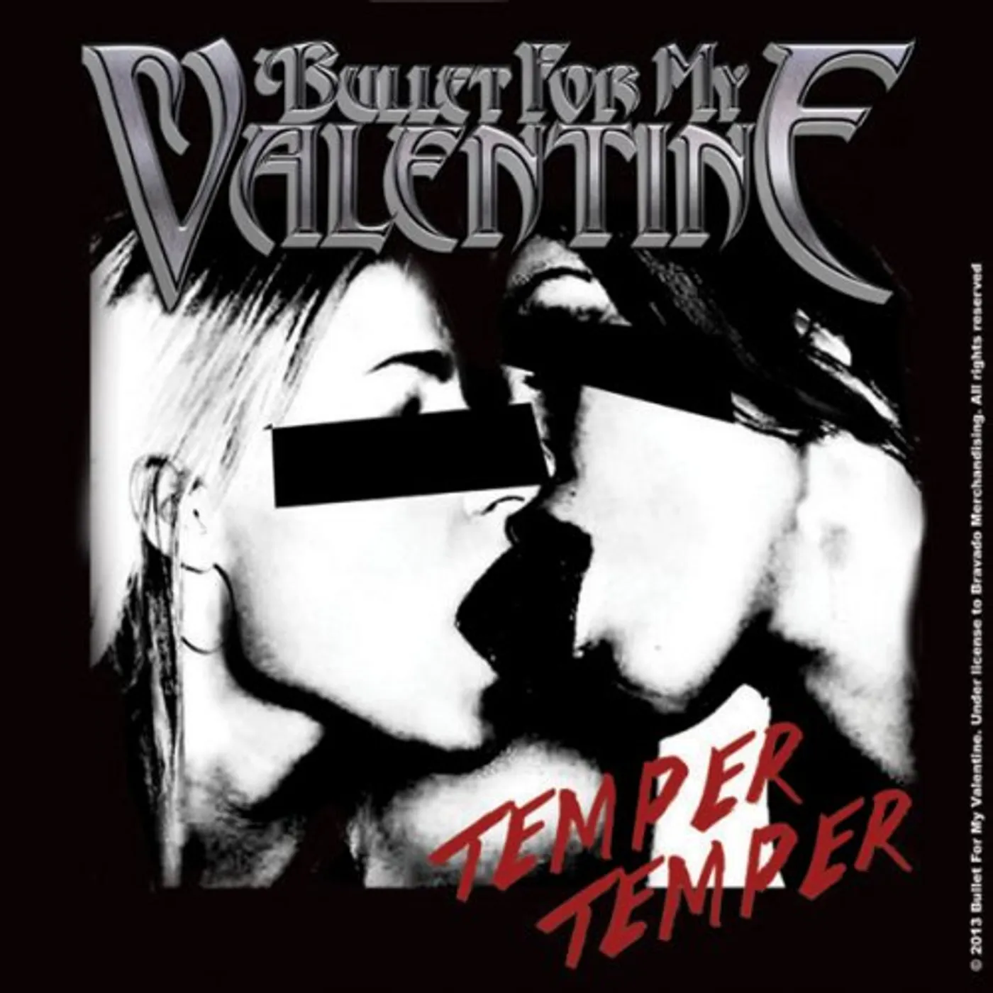 Bullet For My Valentine Cork Coaster - Red