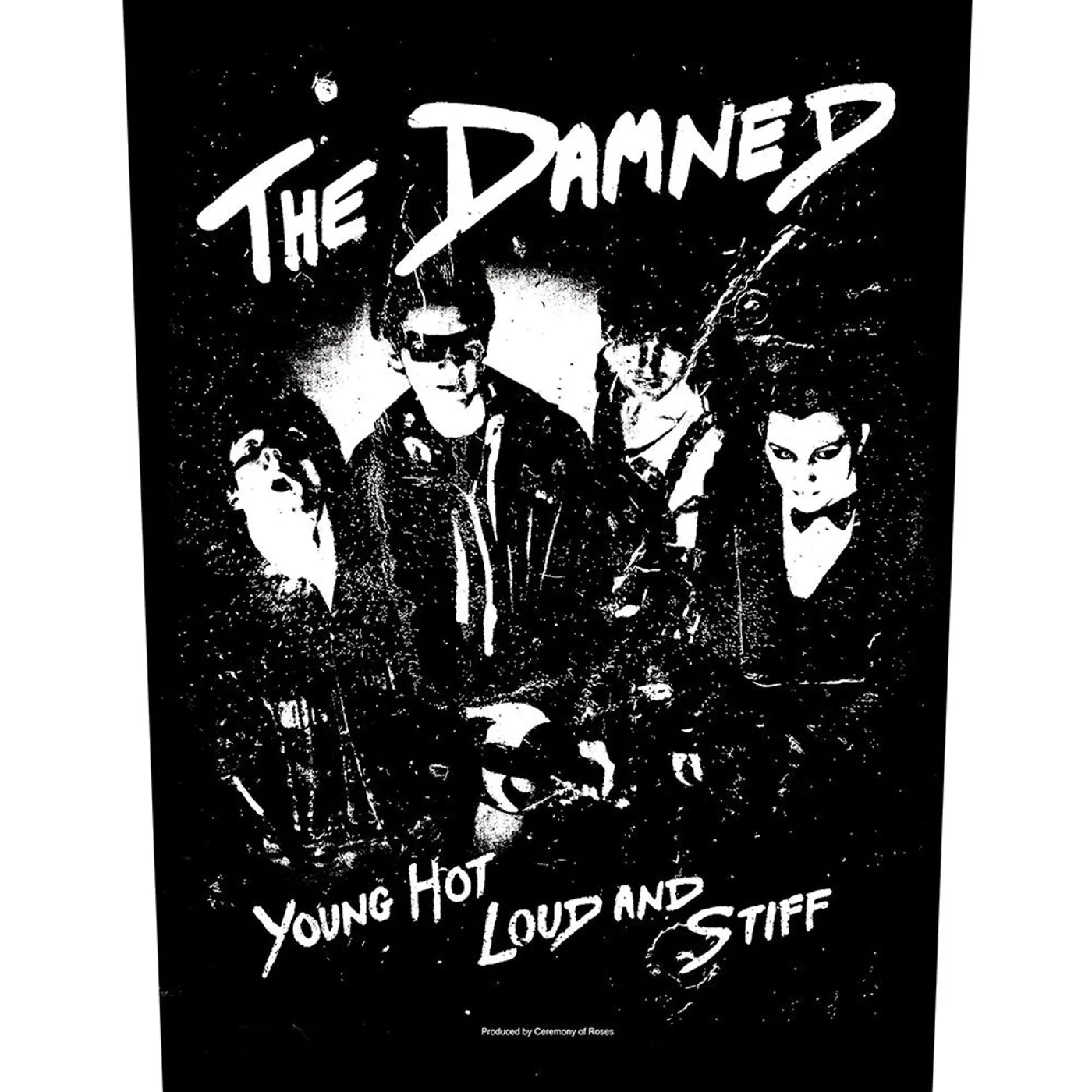 The Damned Patches-Woven Sew On - Red Logo